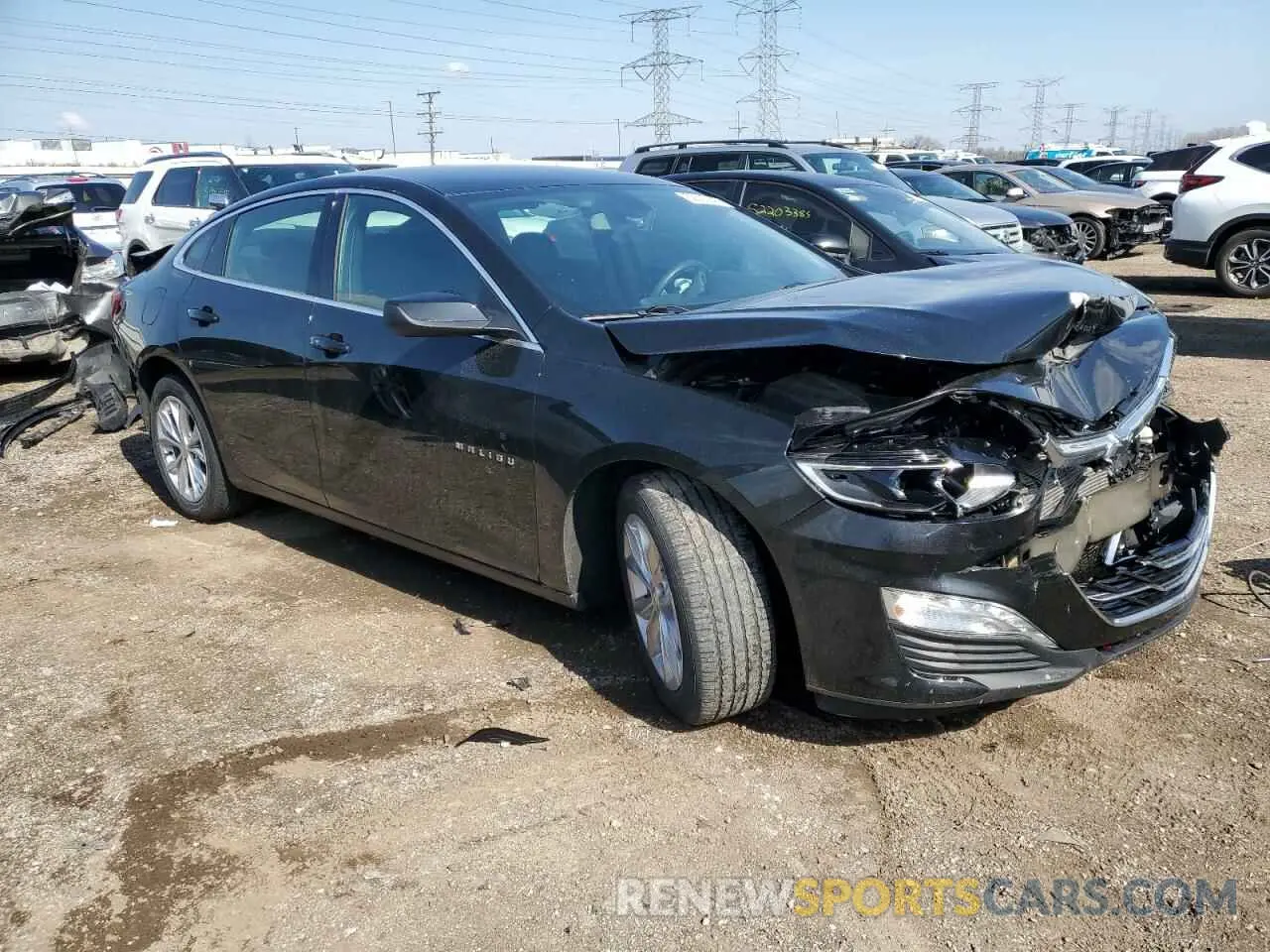 4 fotografías del automóvil dañado 1G1ZD5ST7KF175211 CHEVROLET MALIBU 2019