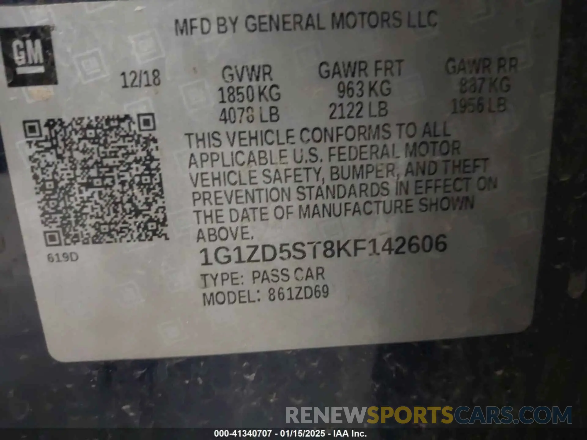 9 fotografías del automóvil dañado 1G1ZD5ST8KF142606 CHEVROLET MALIBU 2019