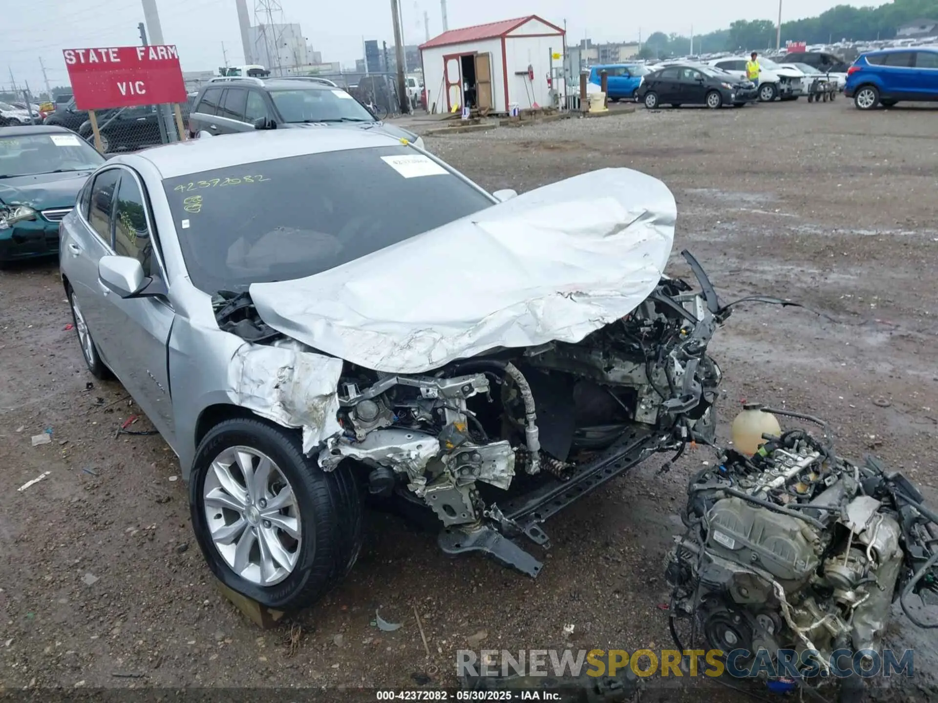 6 fotografías del automóvil dañado 1G1ZD5ST8KF163049 CHEVROLET MALIBU 2019
