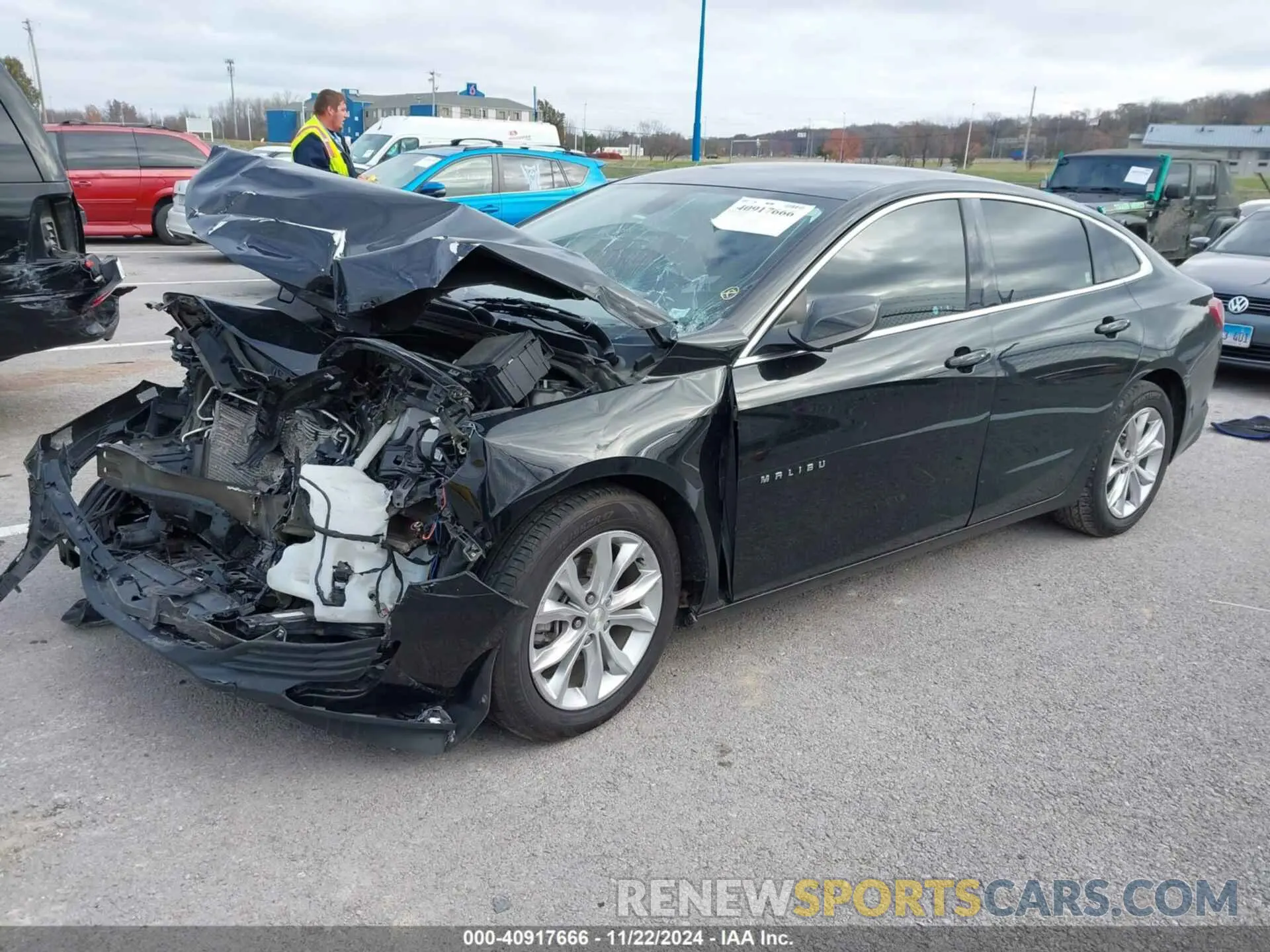 2 fotografías del automóvil dañado 1G1ZD5ST9KF180538 CHEVROLET MALIBU 2019