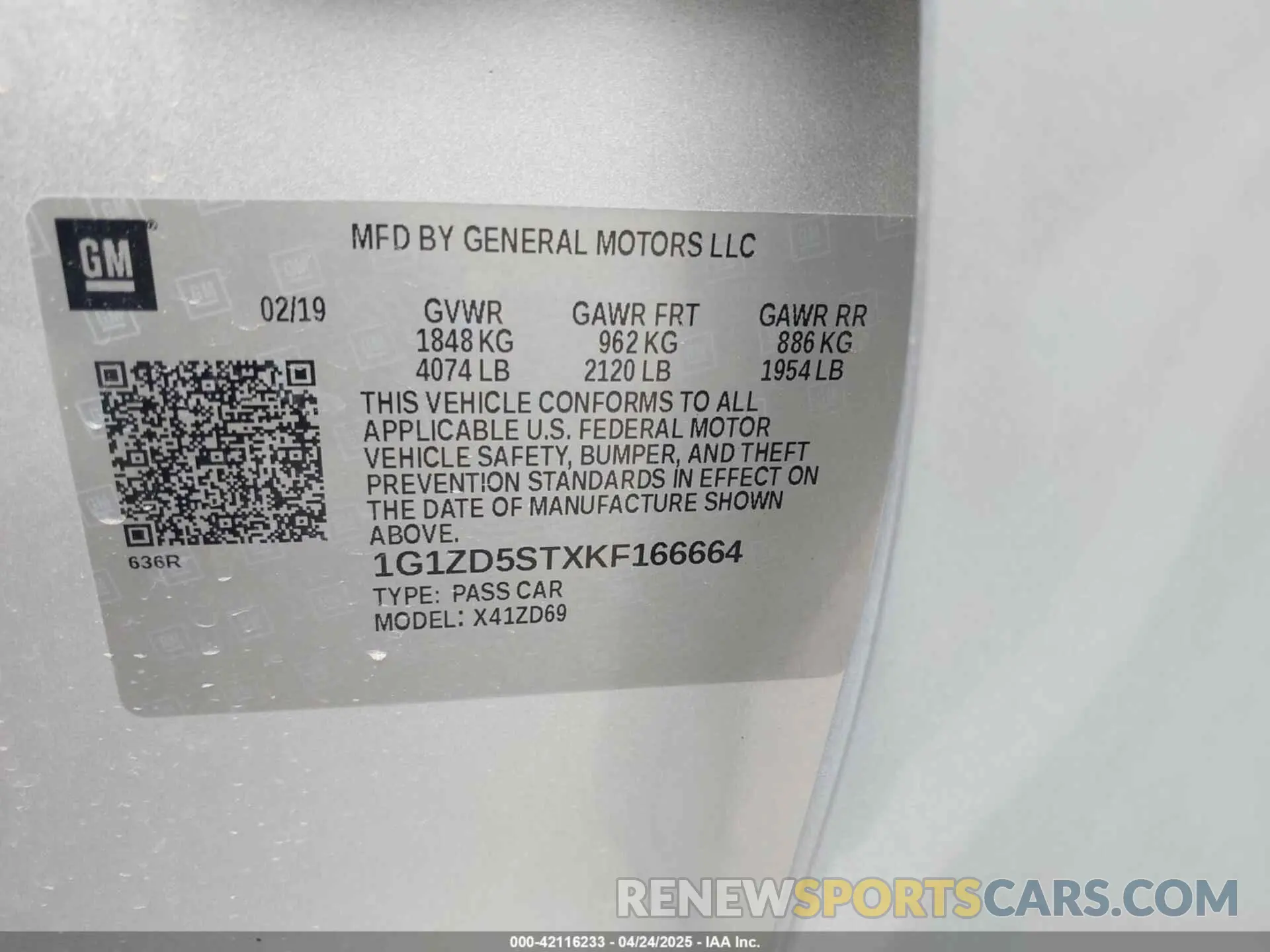 9 fotografías del automóvil dañado 1G1ZD5STXKF166664 CHEVROLET MALIBU 2019