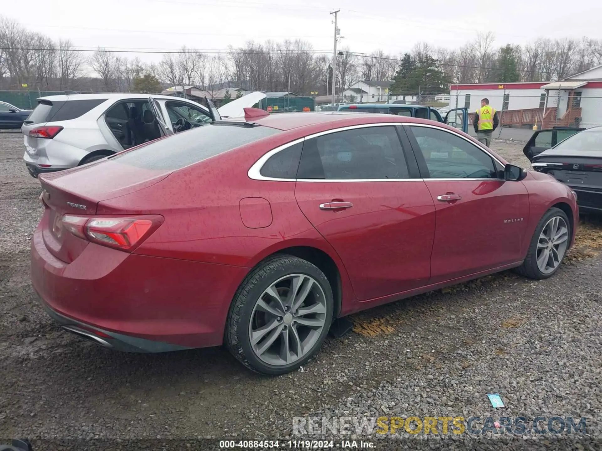 4 fotografías del automóvil dañado 1G1ZE5SX2KF212343 CHEVROLET MALIBU 2019