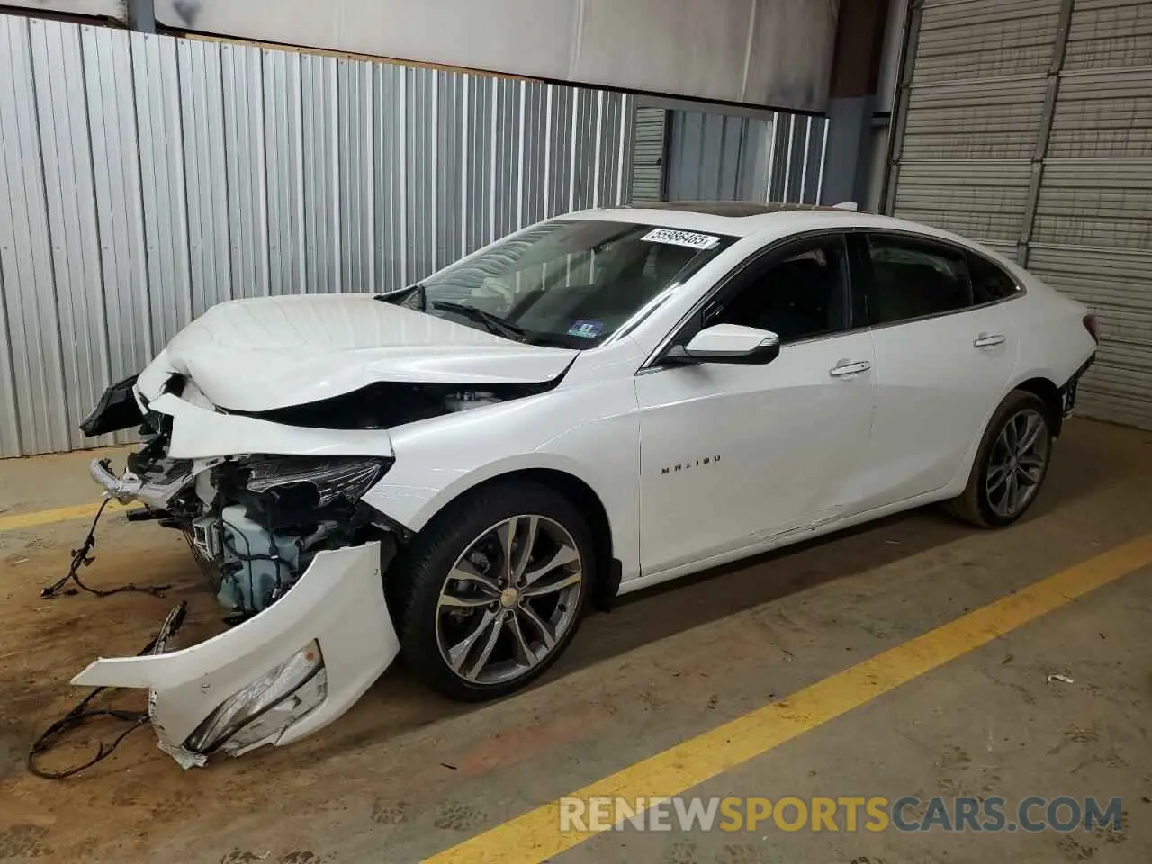 1 fotografías del automóvil dañado 1G1ZE5SX5KF177863 CHEVROLET MALIBU 2019
