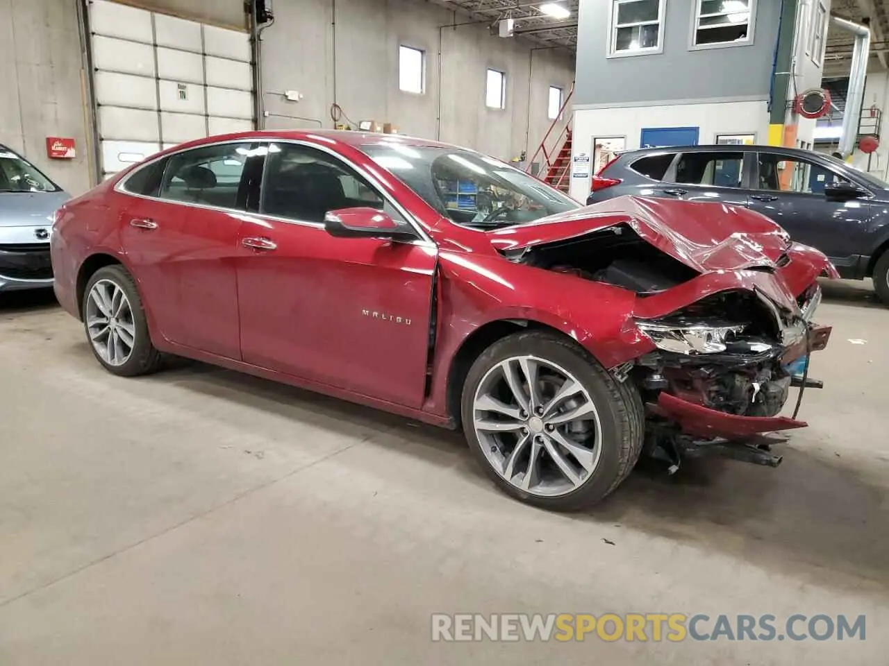 4 fotografías del automóvil dañado 1G1ZE5SX8KF209141 CHEVROLET MALIBU 2019