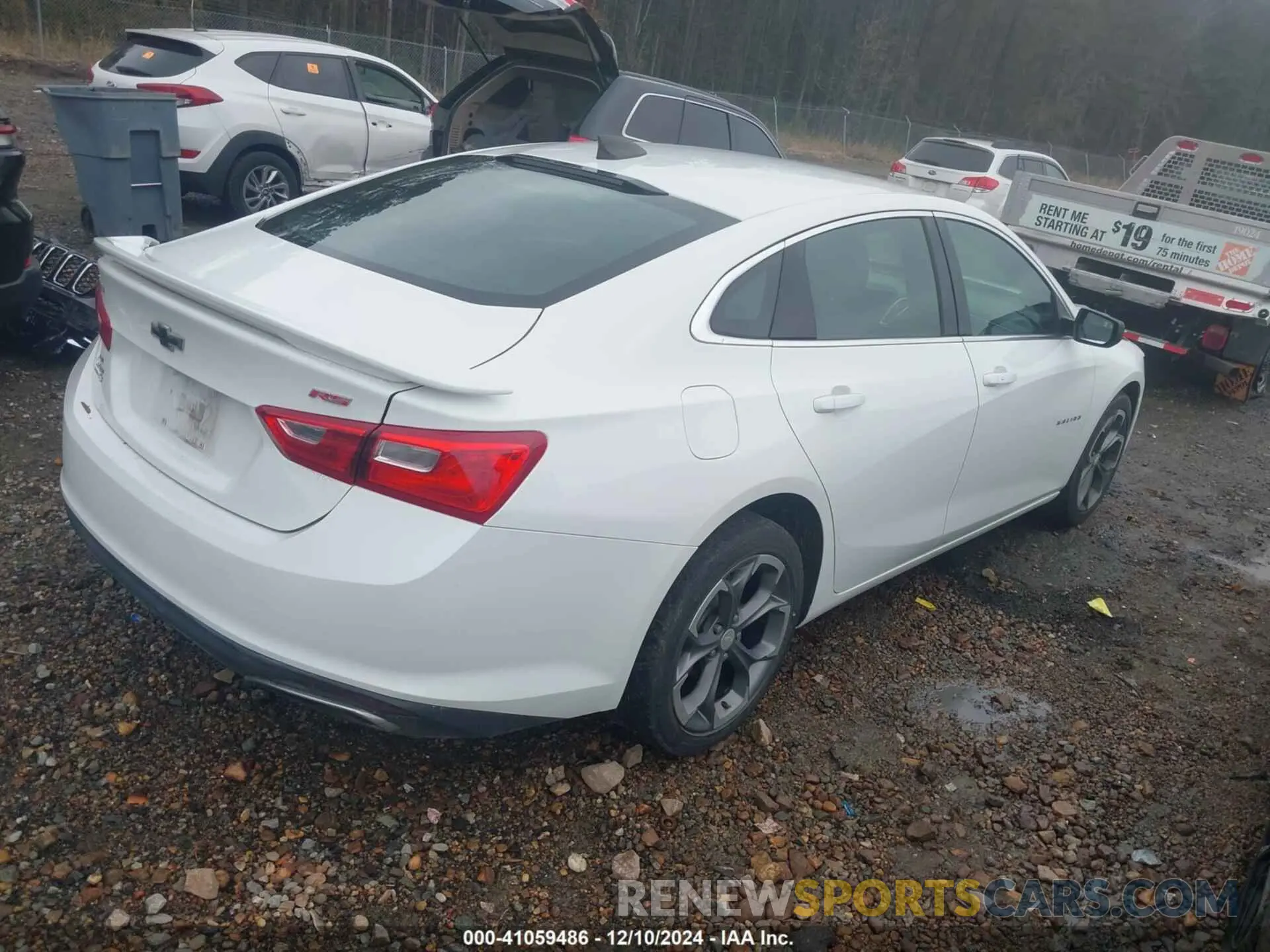 4 fotografías del automóvil dañado 1G1ZG5ST5KF203613 CHEVROLET MALIBU 2019