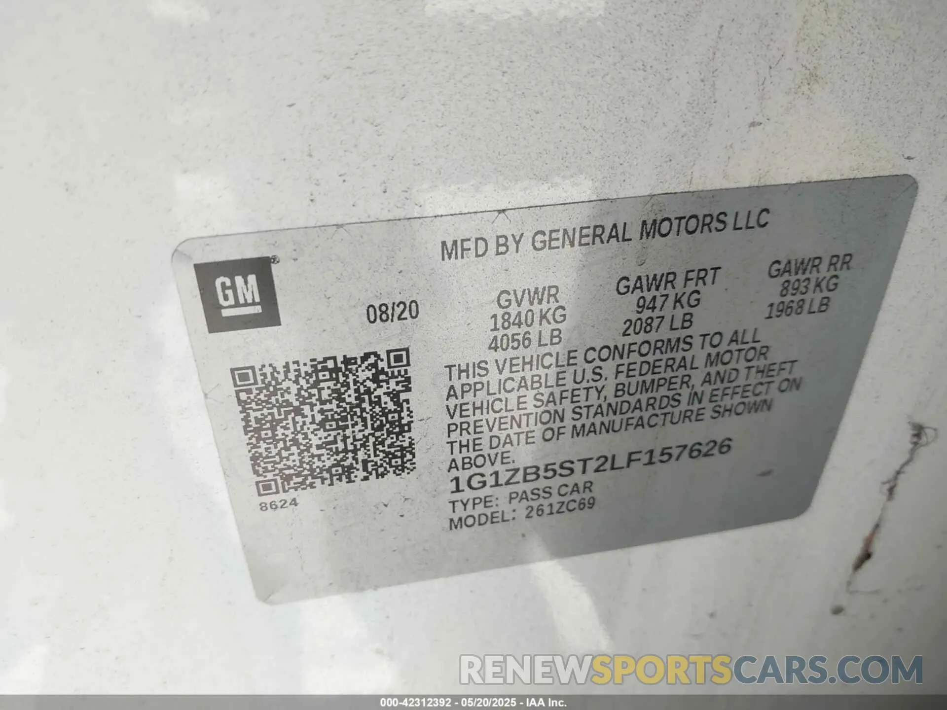 9 fotografías del automóvil dañado 1G1ZB5ST2LF157626 CHEVROLET MALIBU 2020