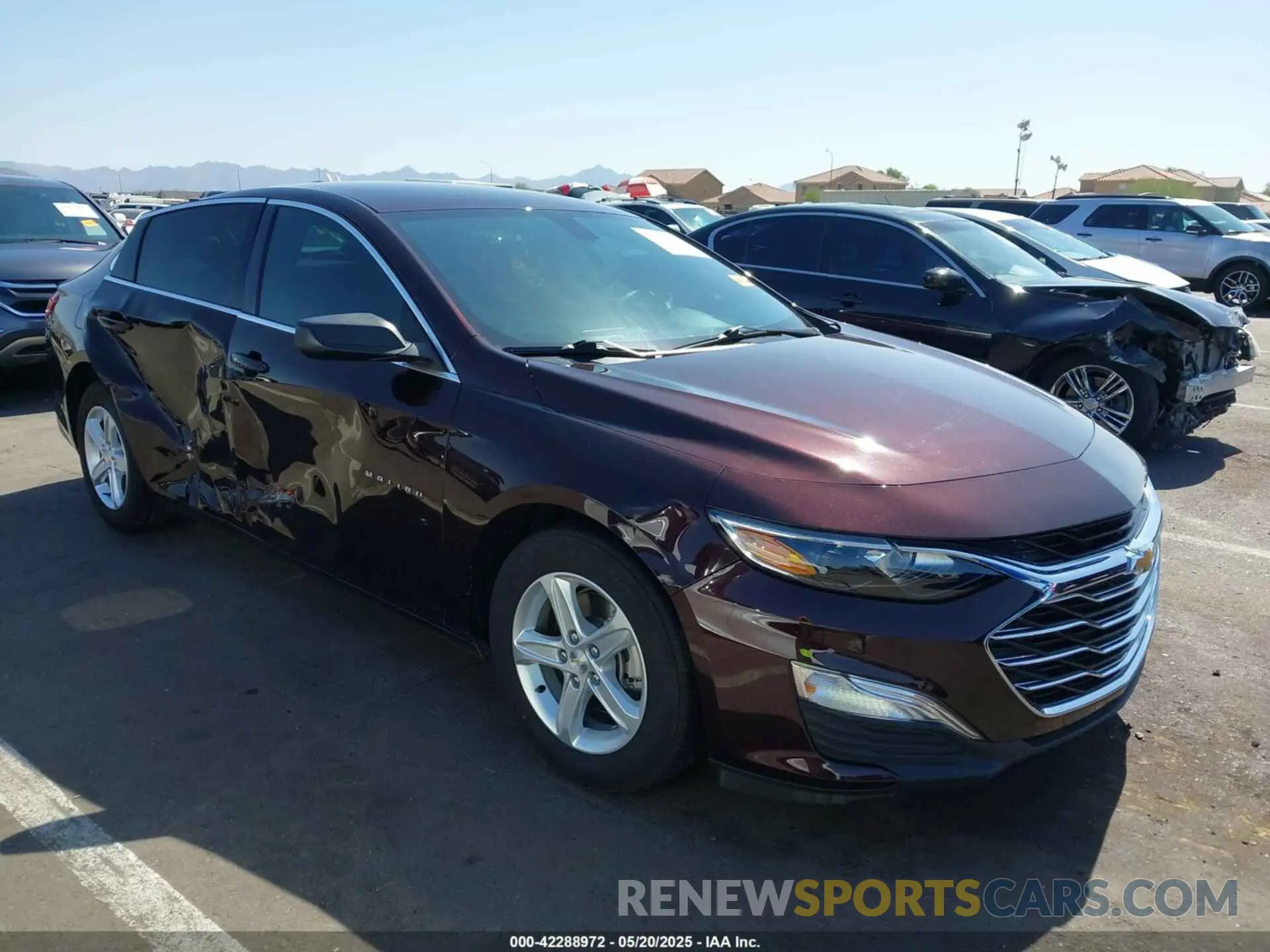 1 fotografías del automóvil dañado 1G1ZB5ST4LF114194 CHEVROLET MALIBU 2020