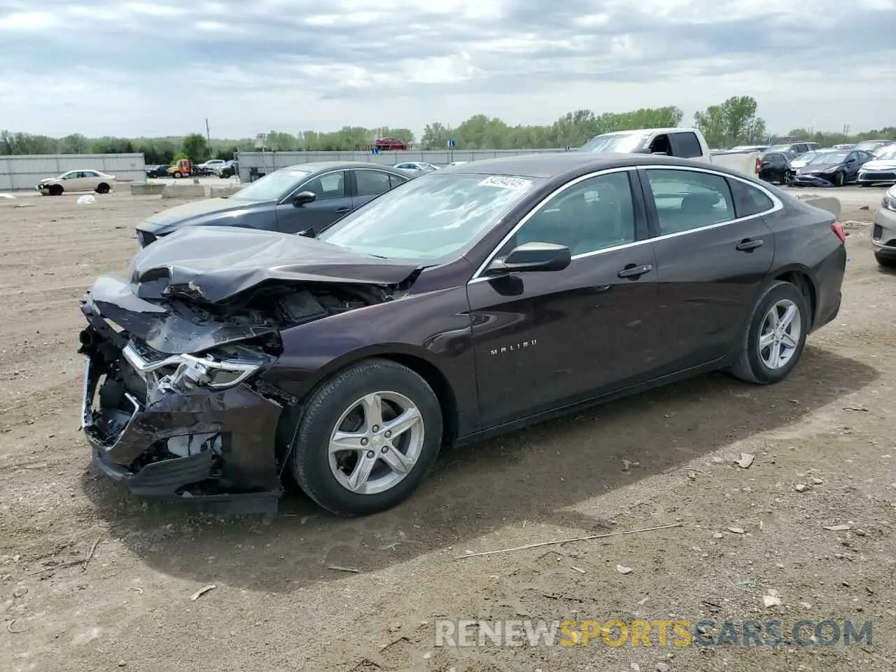 1 fotografías del automóvil dañado 1G1ZB5ST5LF028134 CHEVROLET MALIBU 2020