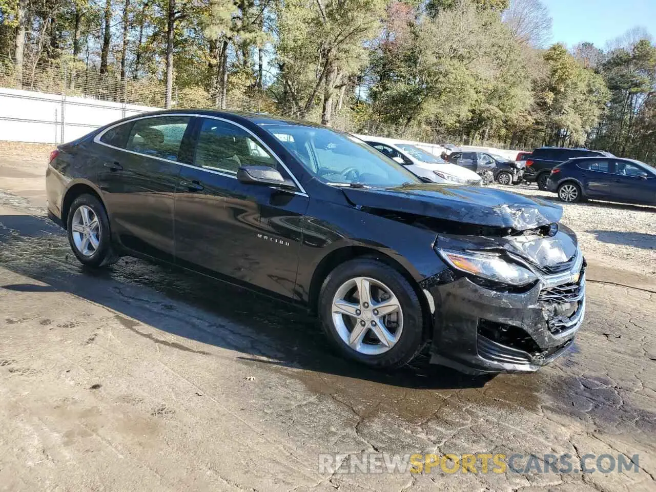 4 fotografías del automóvil dañado 1G1ZB5ST8LF117776 CHEVROLET MALIBU 2020