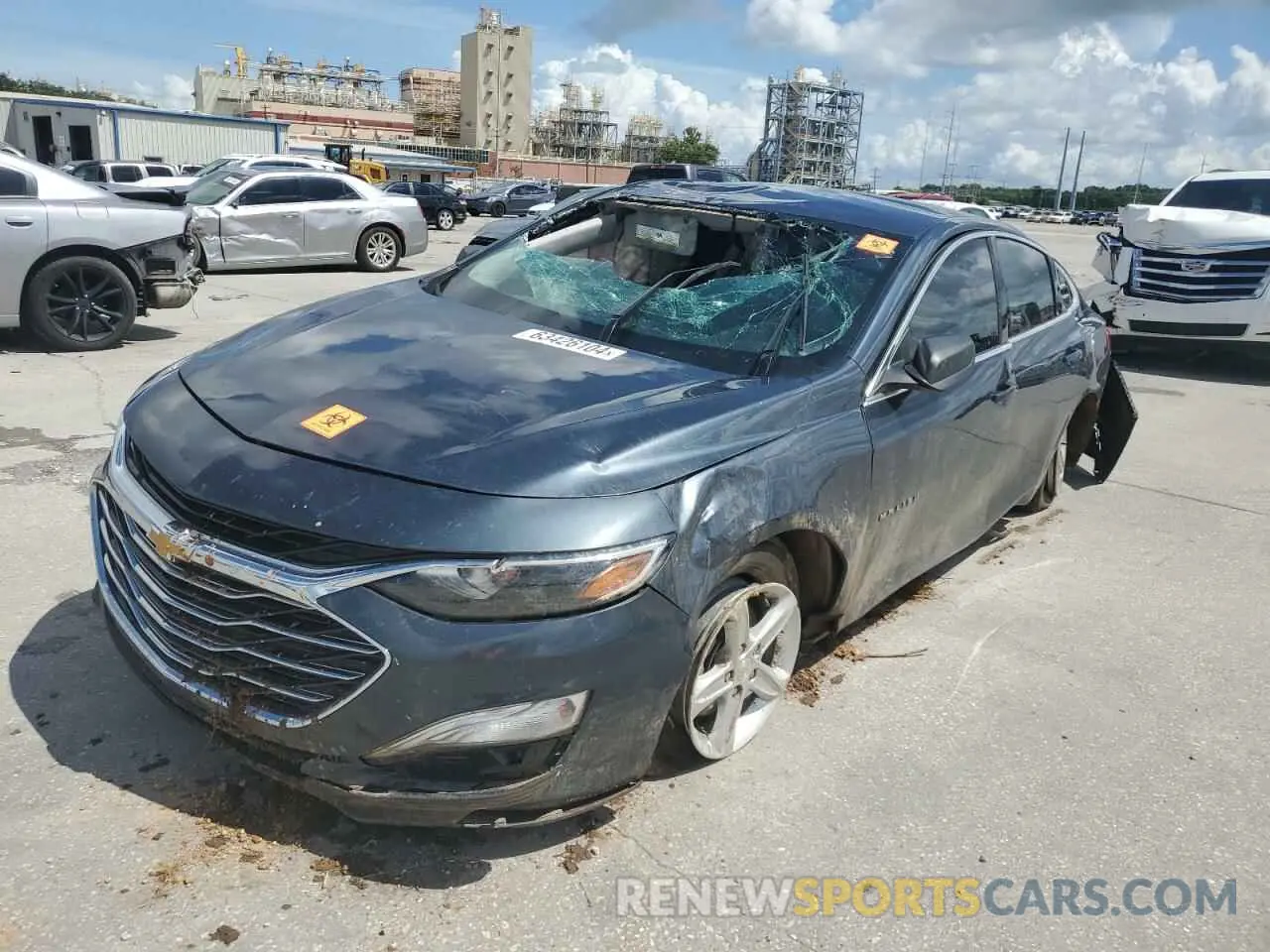1 fotografías del automóvil dañado 1G1ZB5ST8LF148848 CHEVROLET MALIBU 2020
