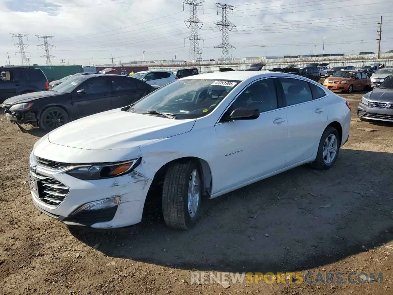 1 fotografías del automóvil dañado 1G1ZB5ST8LF151877 CHEVROLET MALIBU 2020