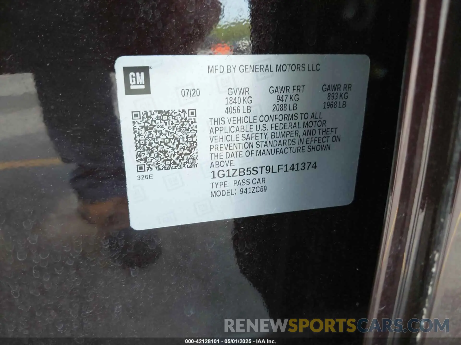 9 fotografías del automóvil dañado 1G1ZB5ST9LF141374 CHEVROLET MALIBU 2020