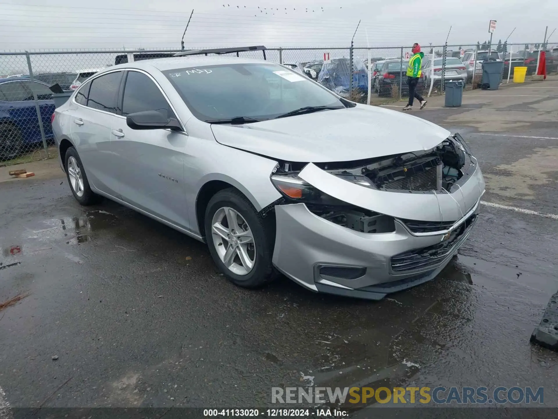 1 fotografías del automóvil dañado 1G1ZC5ST8LF015665 CHEVROLET MALIBU 2020