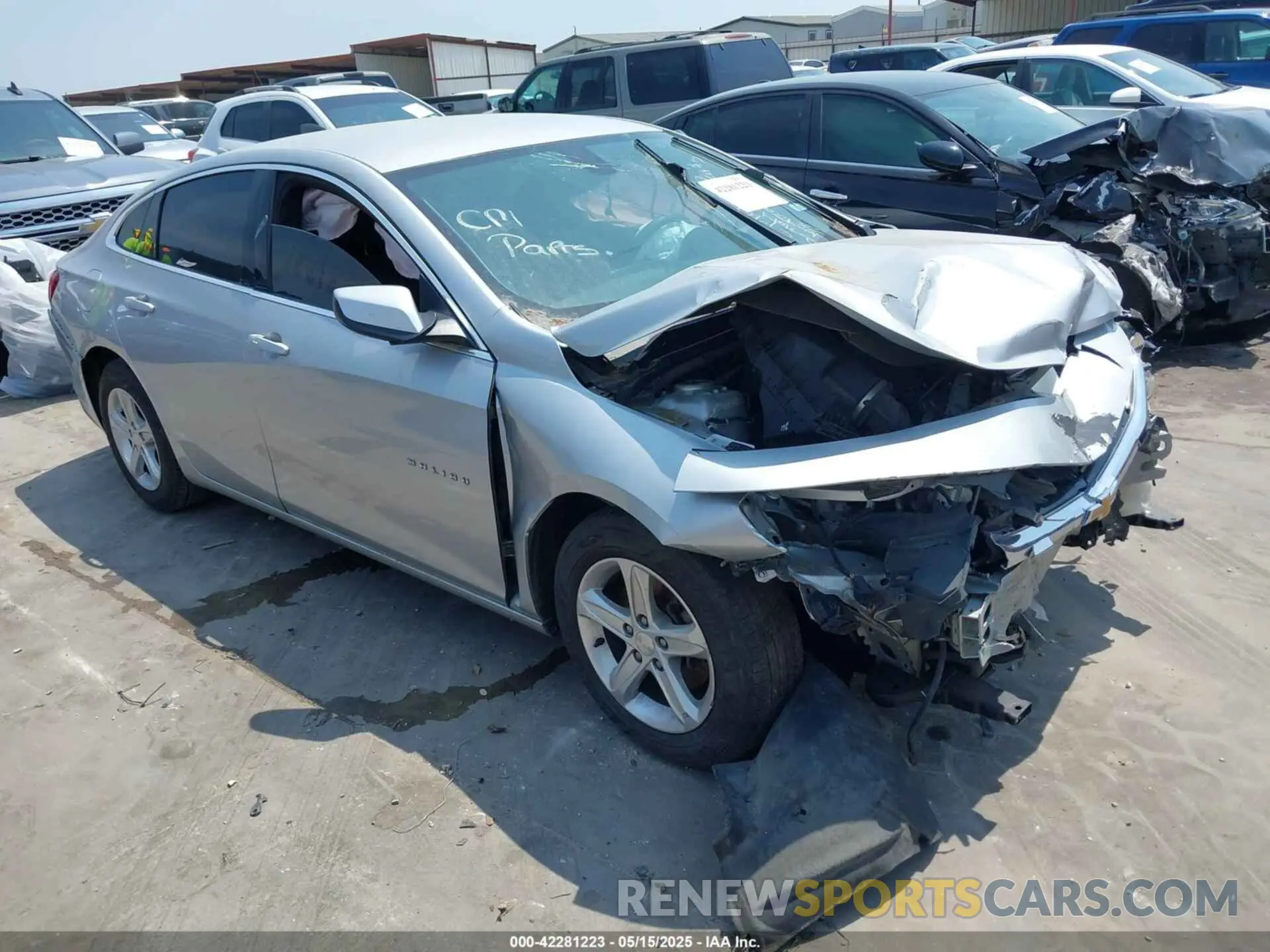 1 fotografías del automóvil dañado 1G1ZC5ST8LF075011 CHEVROLET MALIBU 2020