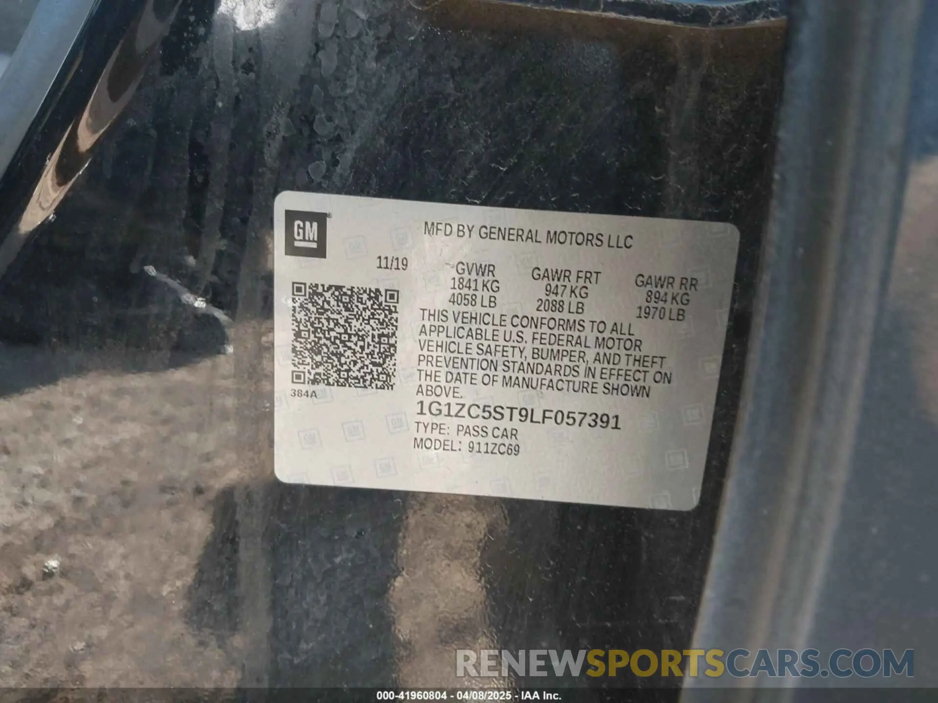 9 fotografías del automóvil dañado 1G1ZC5ST9LF057391 CHEVROLET MALIBU 2020
