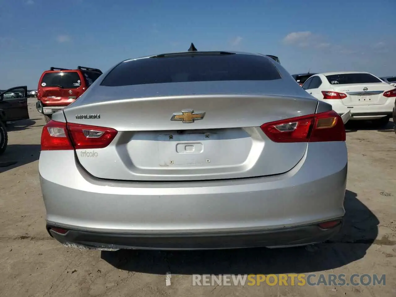 6 fotografías del automóvil dañado 1G1ZC5STXLF068237 CHEVROLET MALIBU 2020