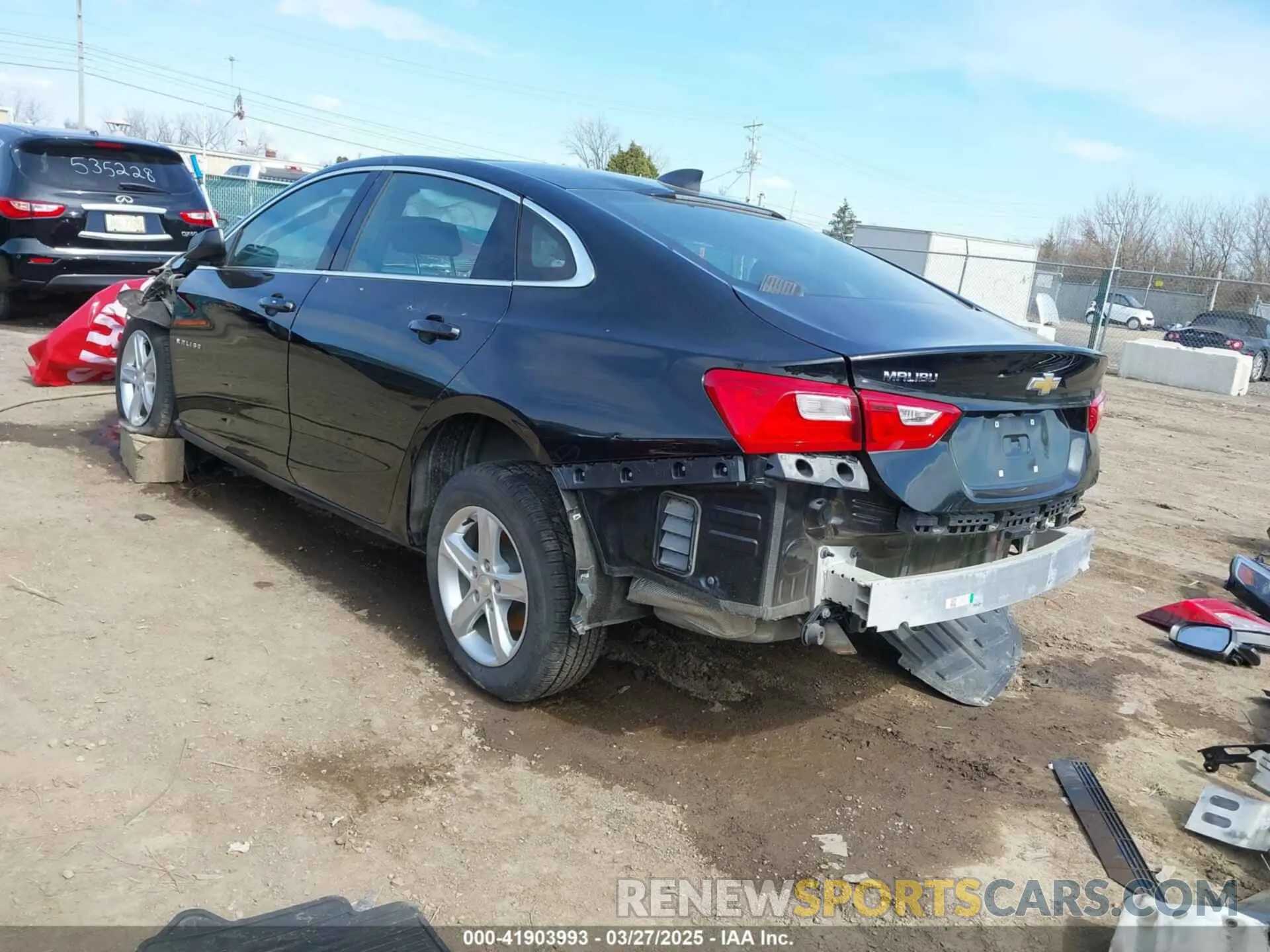 3 fotografías del automóvil dañado 1G1ZC5STXLF081361 CHEVROLET MALIBU 2020