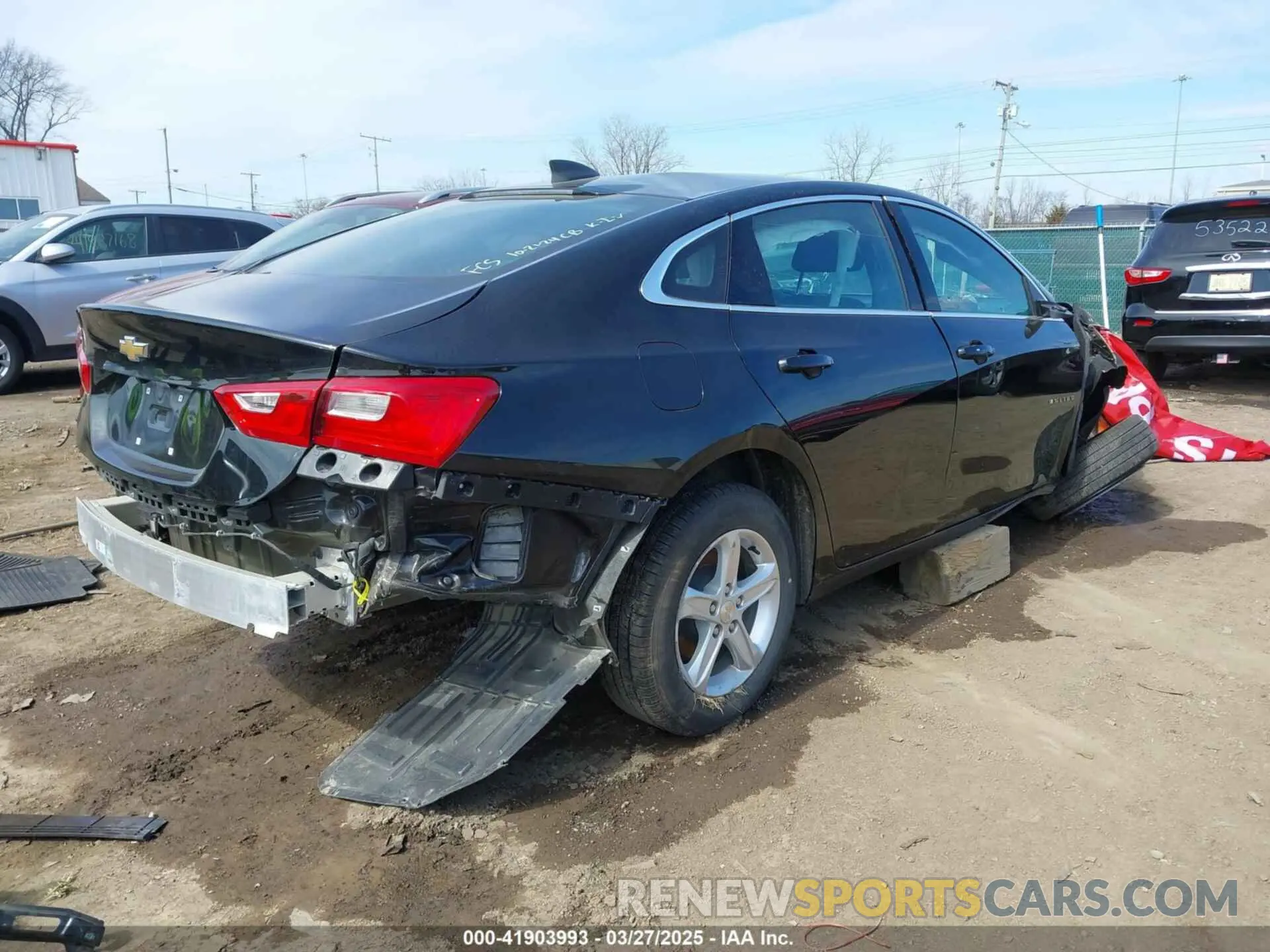 4 fotografías del automóvil dañado 1G1ZC5STXLF081361 CHEVROLET MALIBU 2020