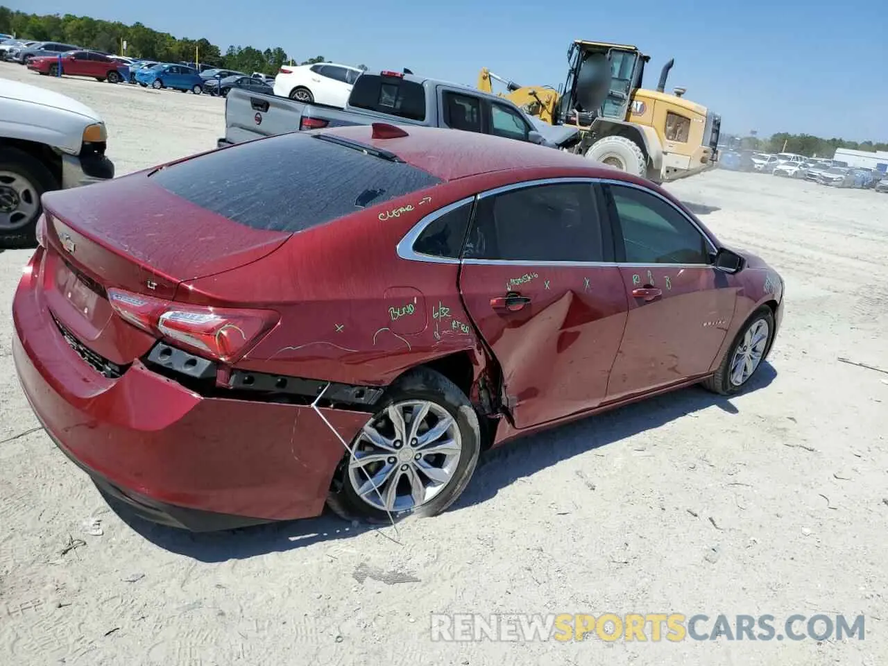 3 fotografías del automóvil dañado 1G1ZD5ST0LF020050 CHEVROLET MALIBU 2020