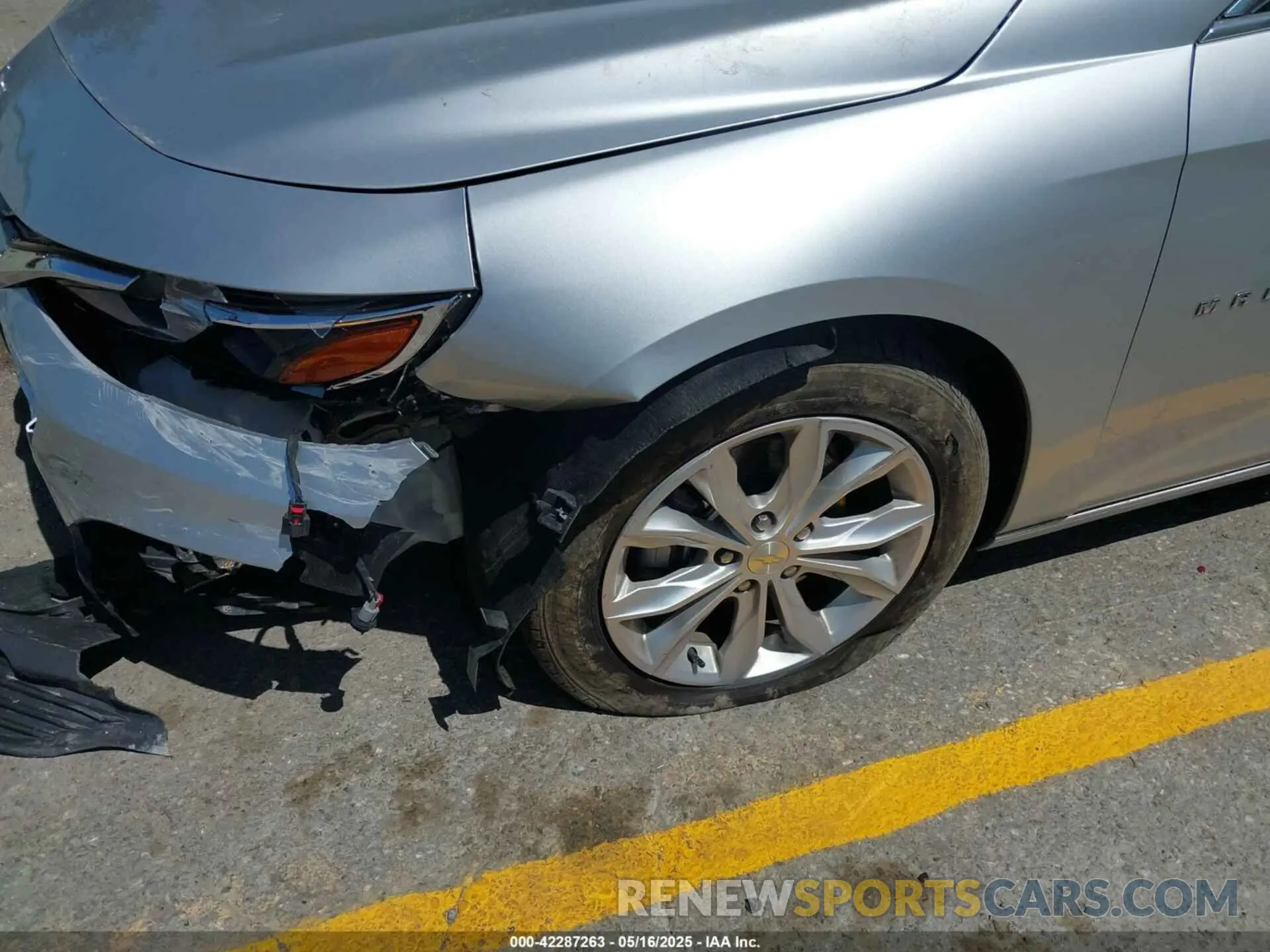 6 fotografías del automóvil dañado 1G1ZD5ST0LF038578 CHEVROLET MALIBU 2020