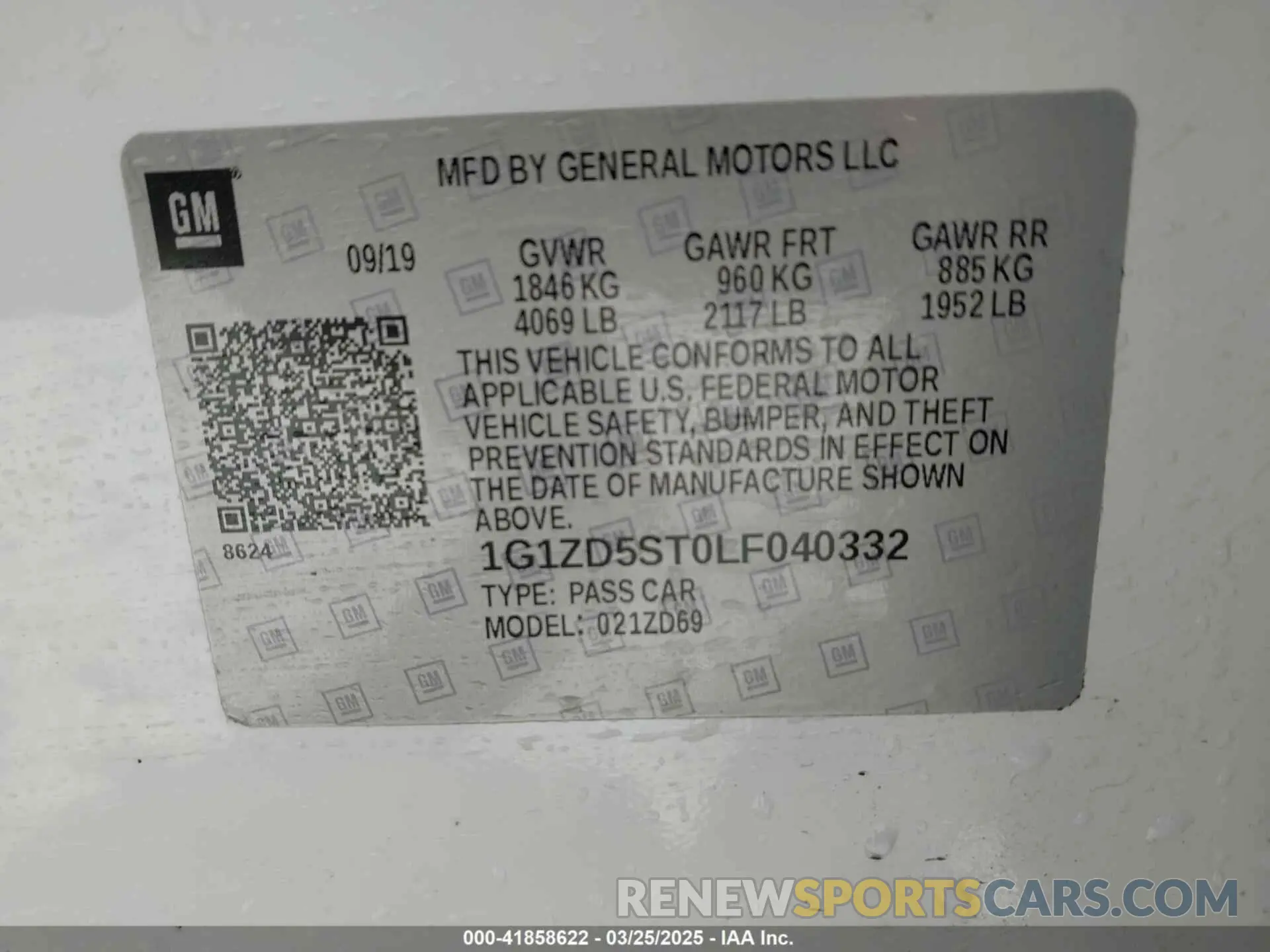 9 fotografías del automóvil dañado 1G1ZD5ST0LF040332 CHEVROLET MALIBU 2020