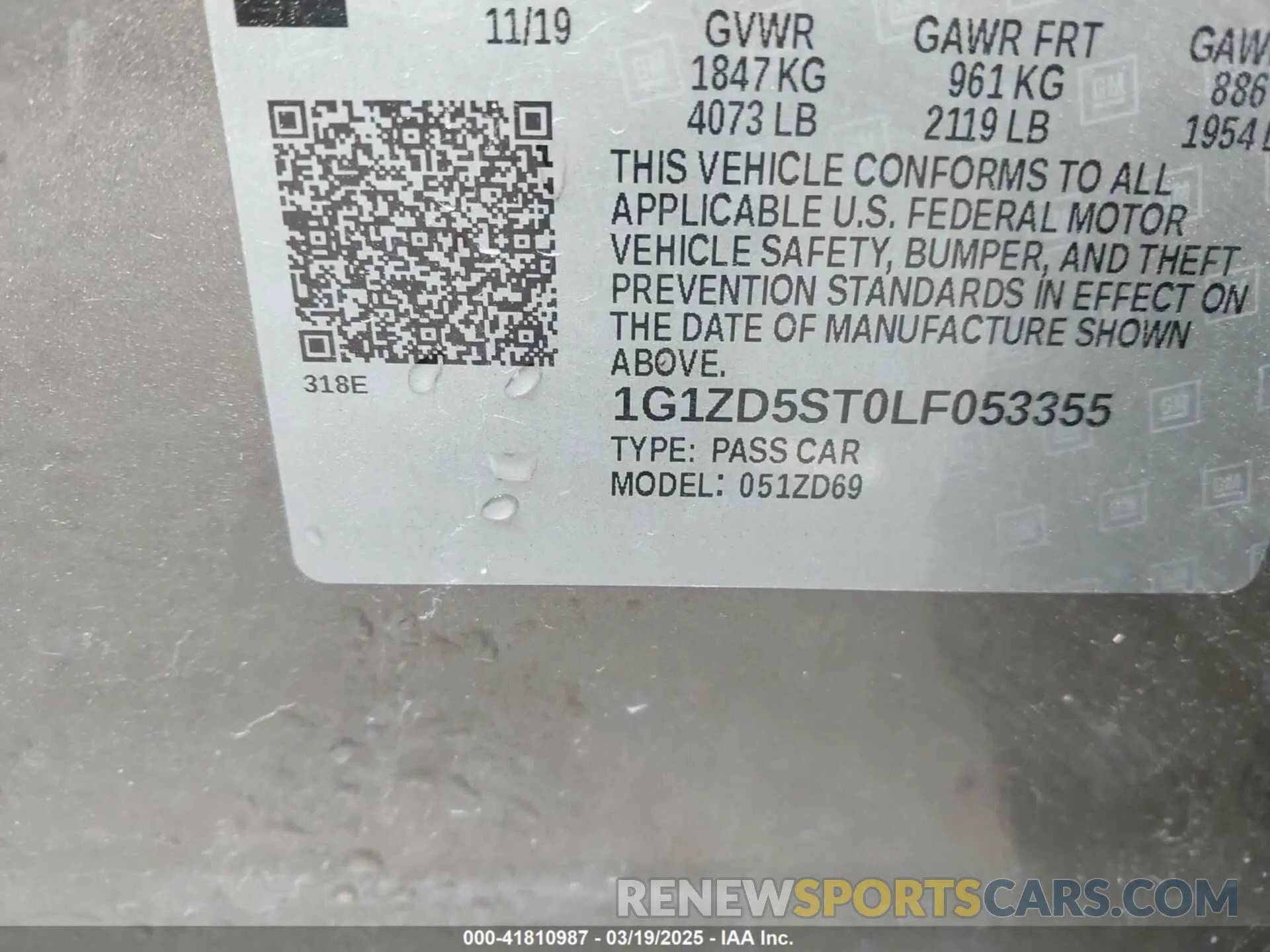 9 fotografías del automóvil dañado 1G1ZD5ST0LF053355 CHEVROLET MALIBU 2020