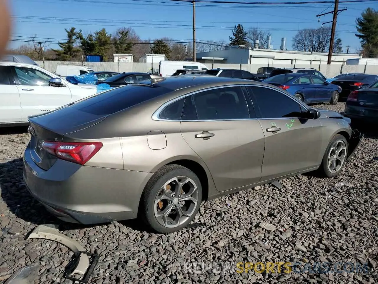 3 fotografías del automóvil dañado 1G1ZD5ST0LF098649 CHEVROLET MALIBU 2020