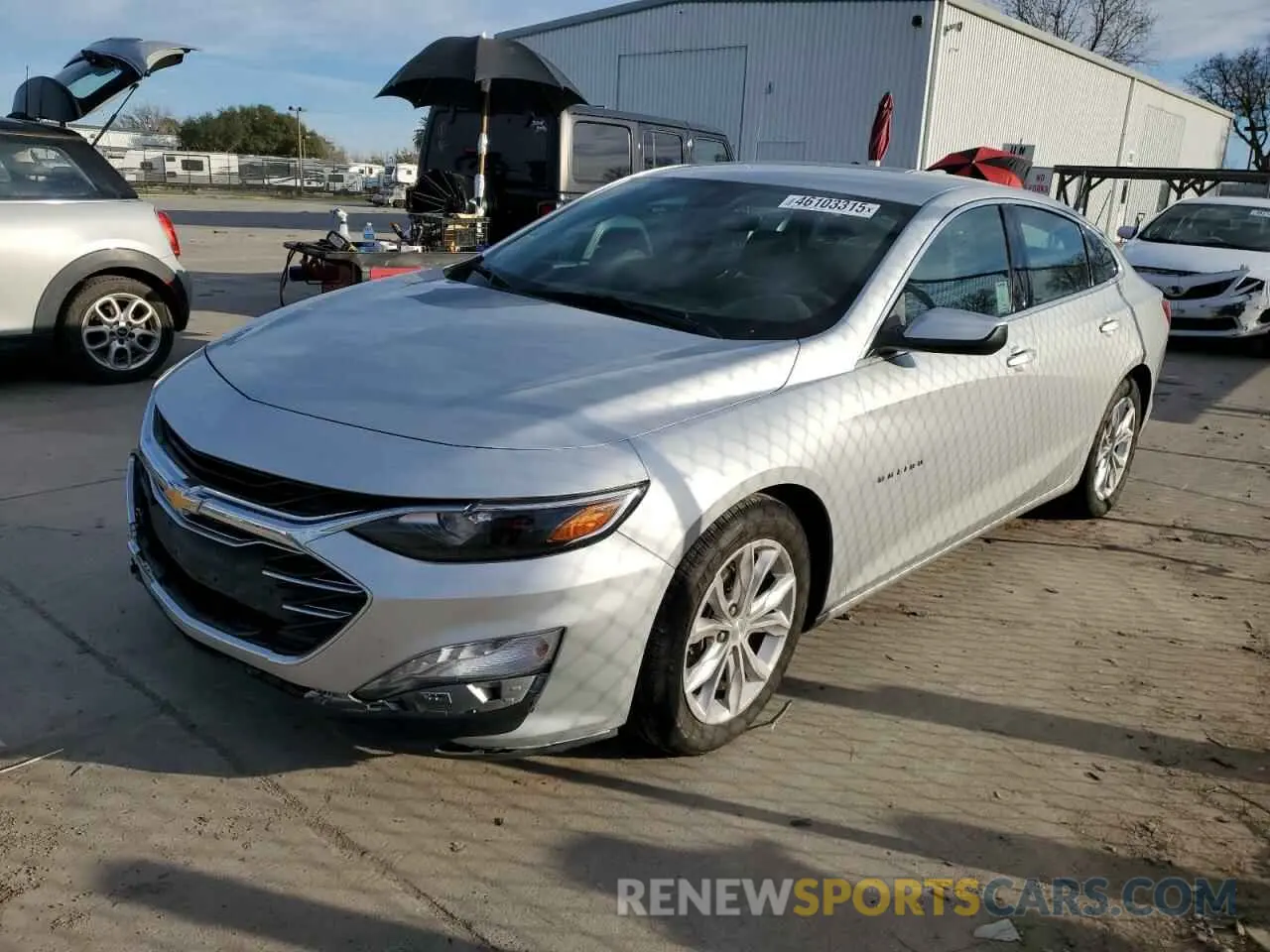 1 fotografías del automóvil dañado 1G1ZD5ST1LF037259 CHEVROLET MALIBU 2020