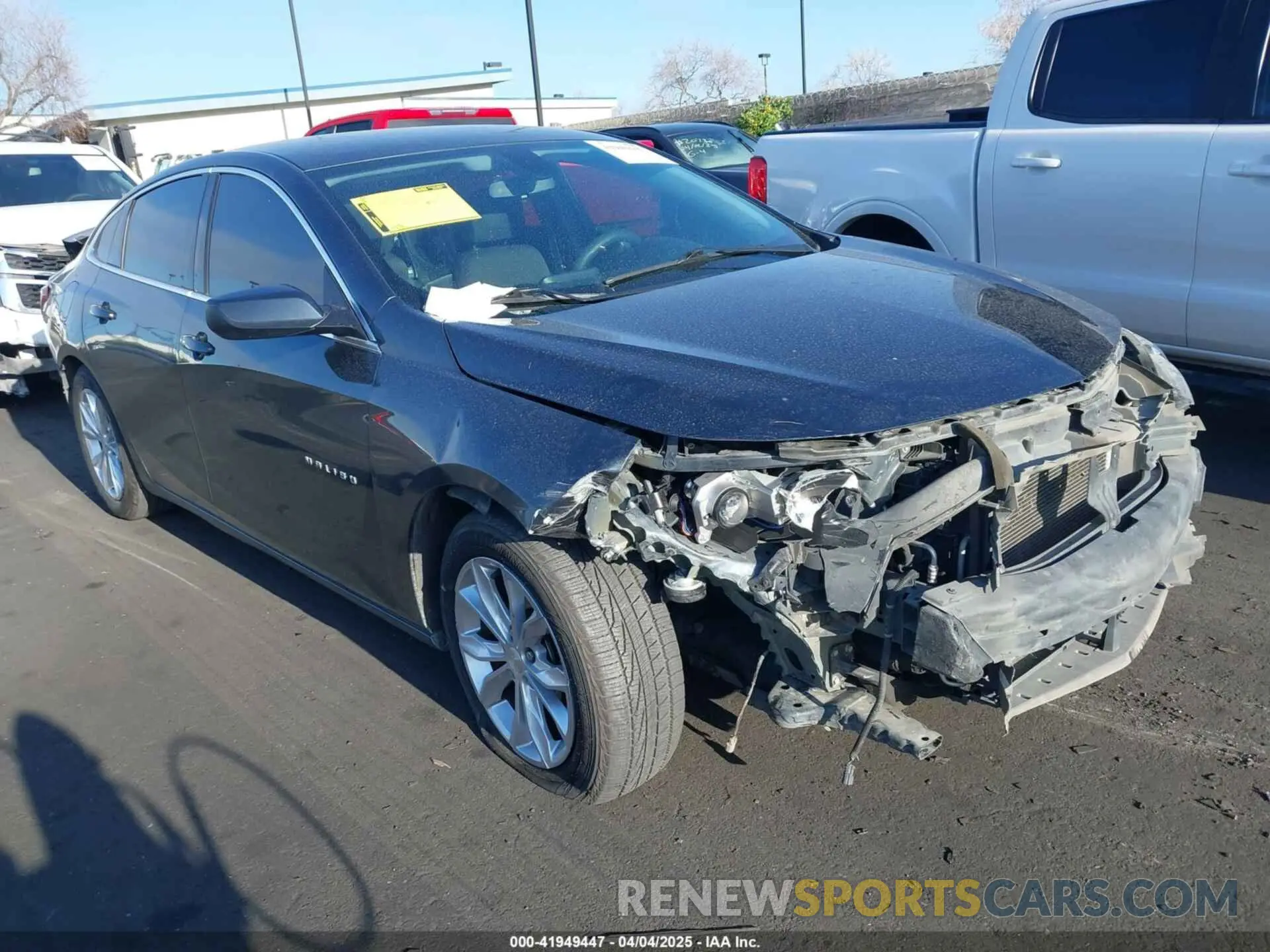 1 fotografías del automóvil dañado 1G1ZD5ST1LF051534 CHEVROLET MALIBU 2020