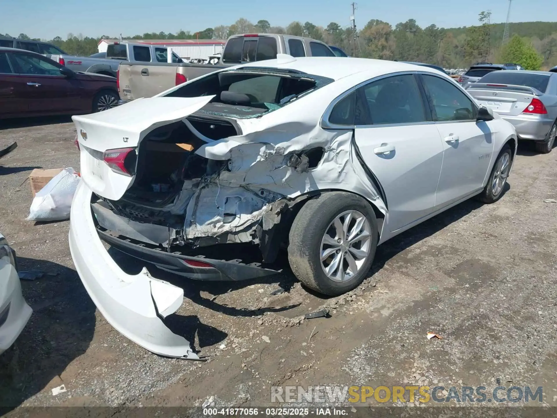 4 fotografías del automóvil dañado 1G1ZD5ST1LF052098 CHEVROLET MALIBU 2020