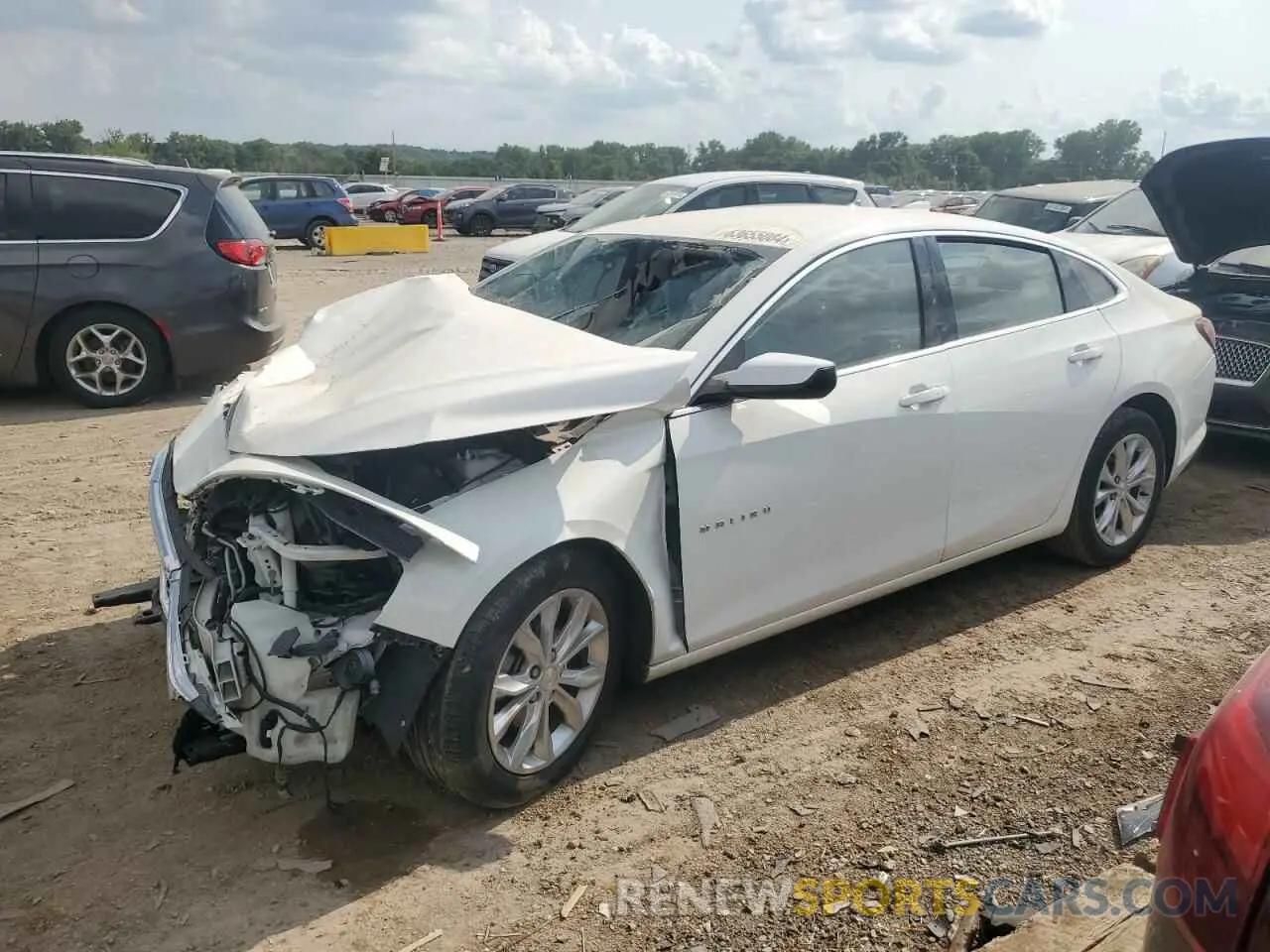 1 fotografías del automóvil dañado 1G1ZD5ST1LF052540 CHEVROLET MALIBU 2020