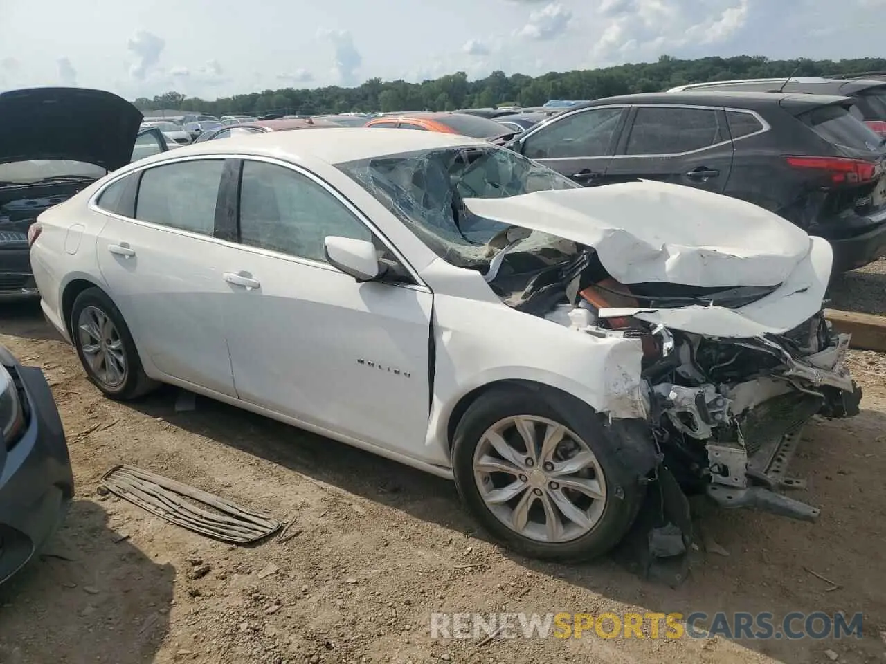 4 fotografías del automóvil dañado 1G1ZD5ST1LF052540 CHEVROLET MALIBU 2020