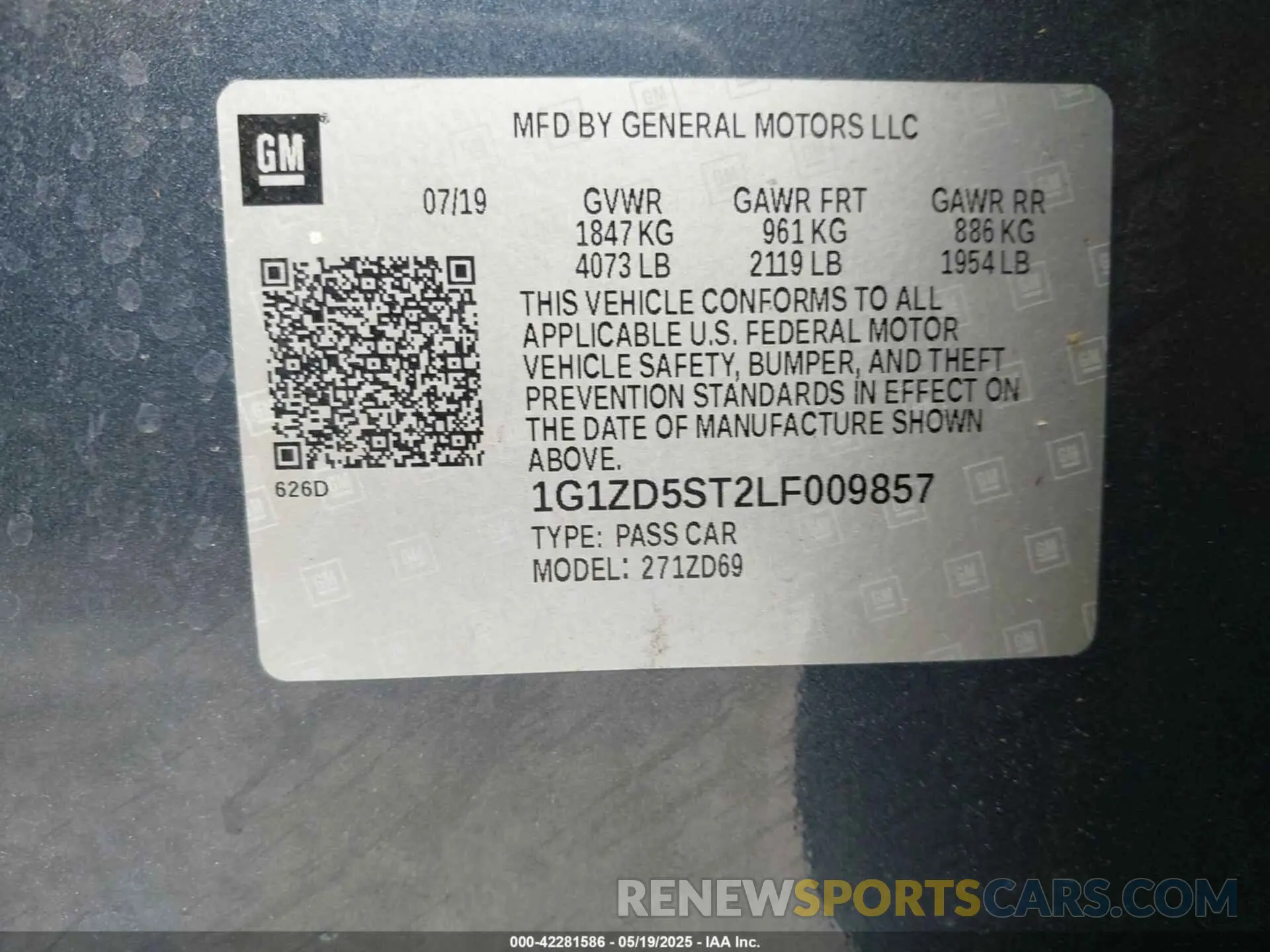 9 fotografías del automóvil dañado 1G1ZD5ST2LF009857 CHEVROLET MALIBU 2020