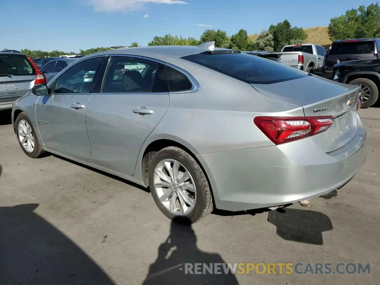 2 fotografías del automóvil dañado 1G1ZD5ST2LF075003 CHEVROLET MALIBU 2020
