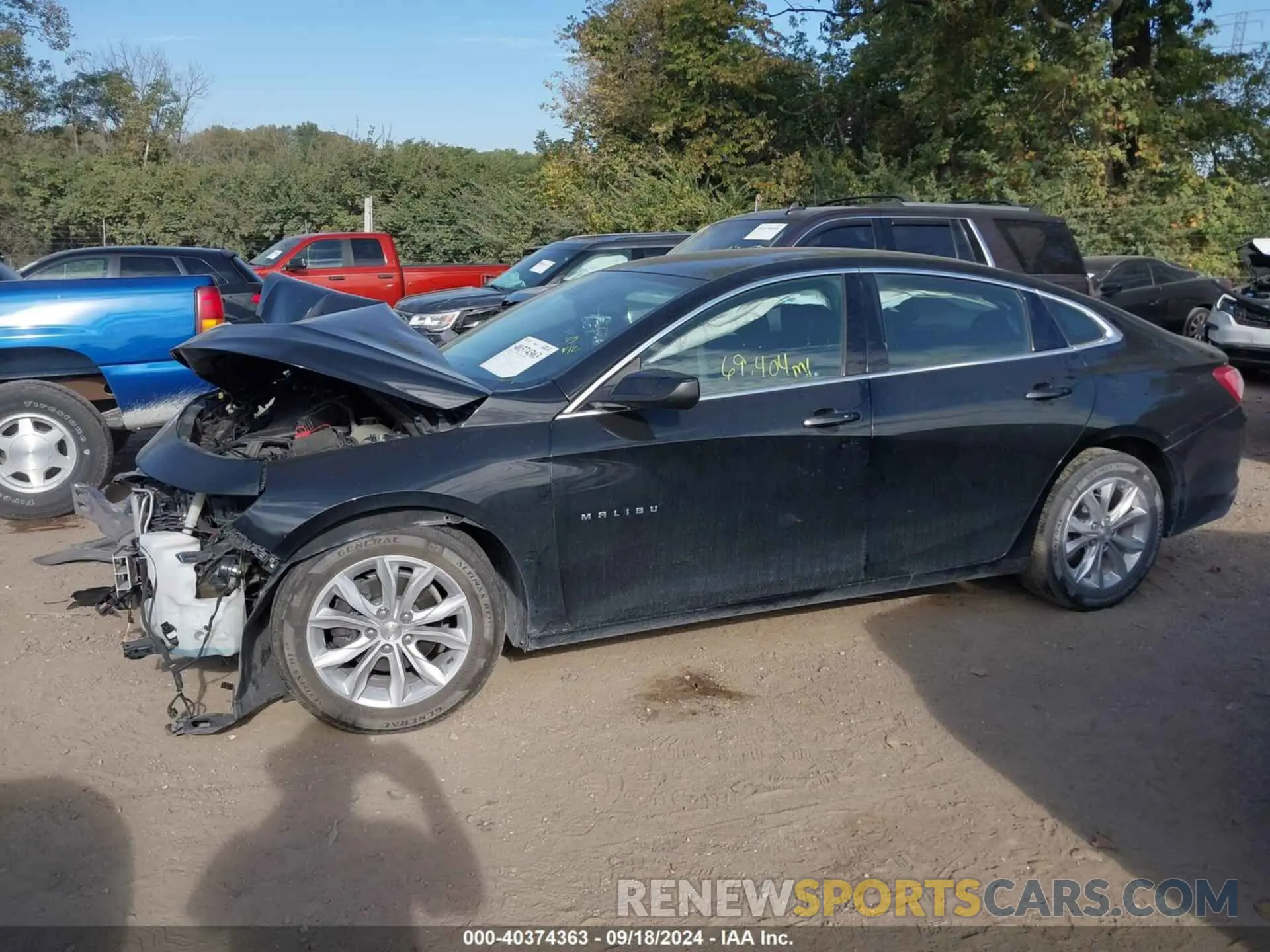 14 fotografías del automóvil dañado 1G1ZD5ST2LF099849 CHEVROLET MALIBU 2020