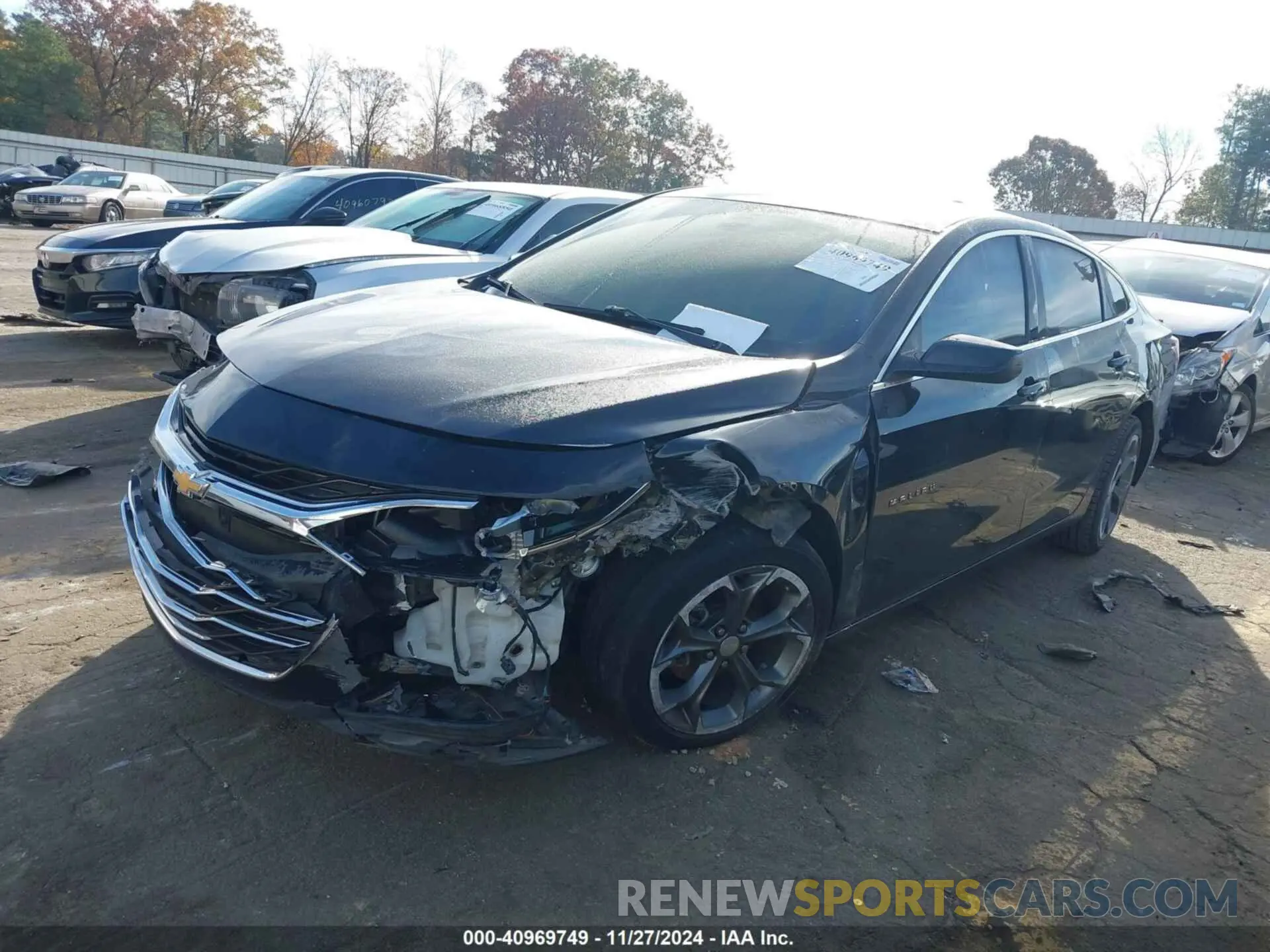 2 fotografías del automóvil dañado 1G1ZD5ST2LF102779 CHEVROLET MALIBU 2020