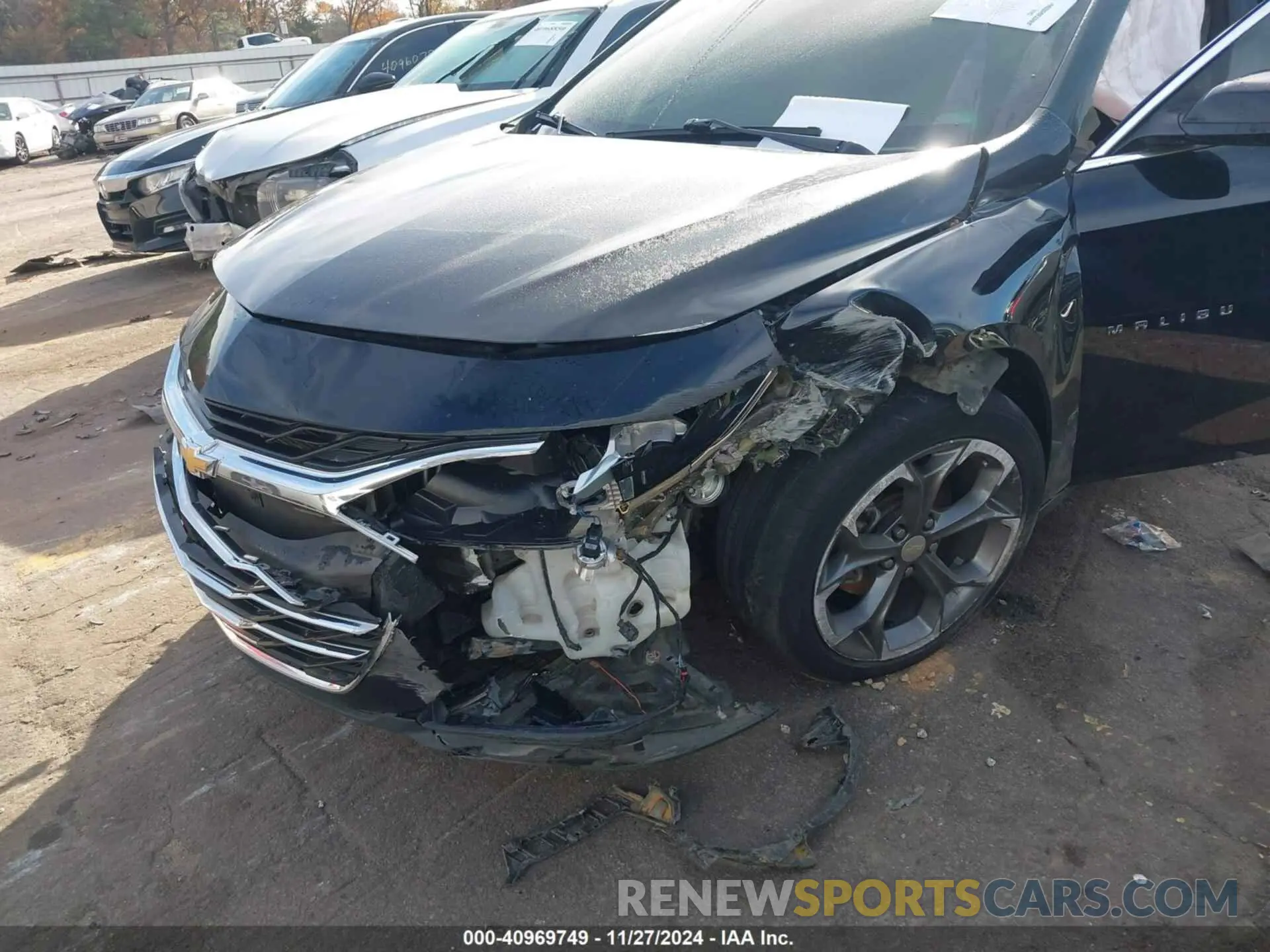 6 fotografías del automóvil dañado 1G1ZD5ST2LF102779 CHEVROLET MALIBU 2020