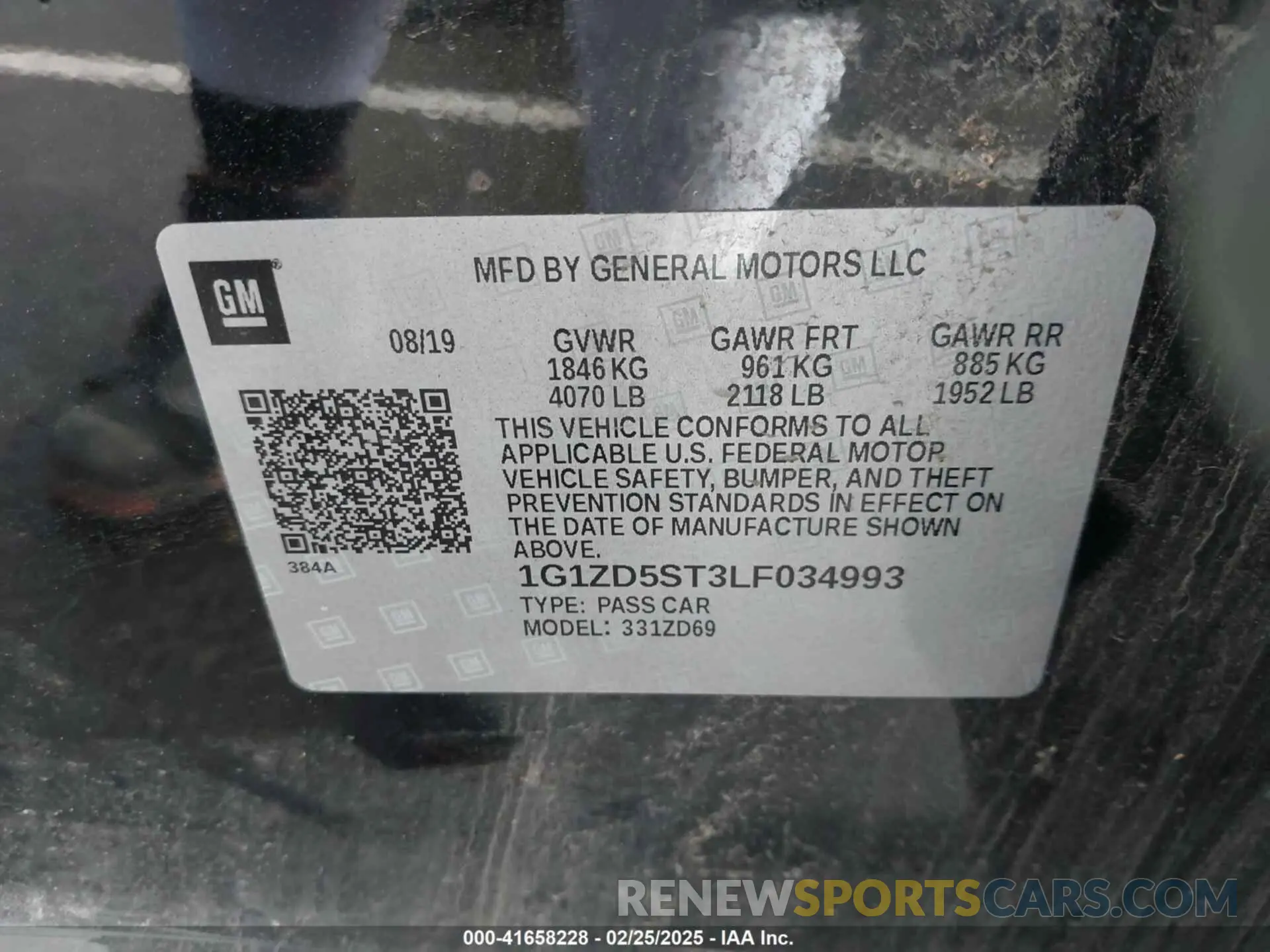 9 fotografías del automóvil dañado 1G1ZD5ST3LF034993 CHEVROLET MALIBU 2020