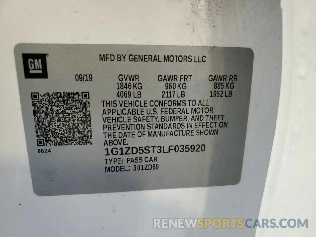 12 fotografías del automóvil dañado 1G1ZD5ST3LF035920 CHEVROLET MALIBU 2020
