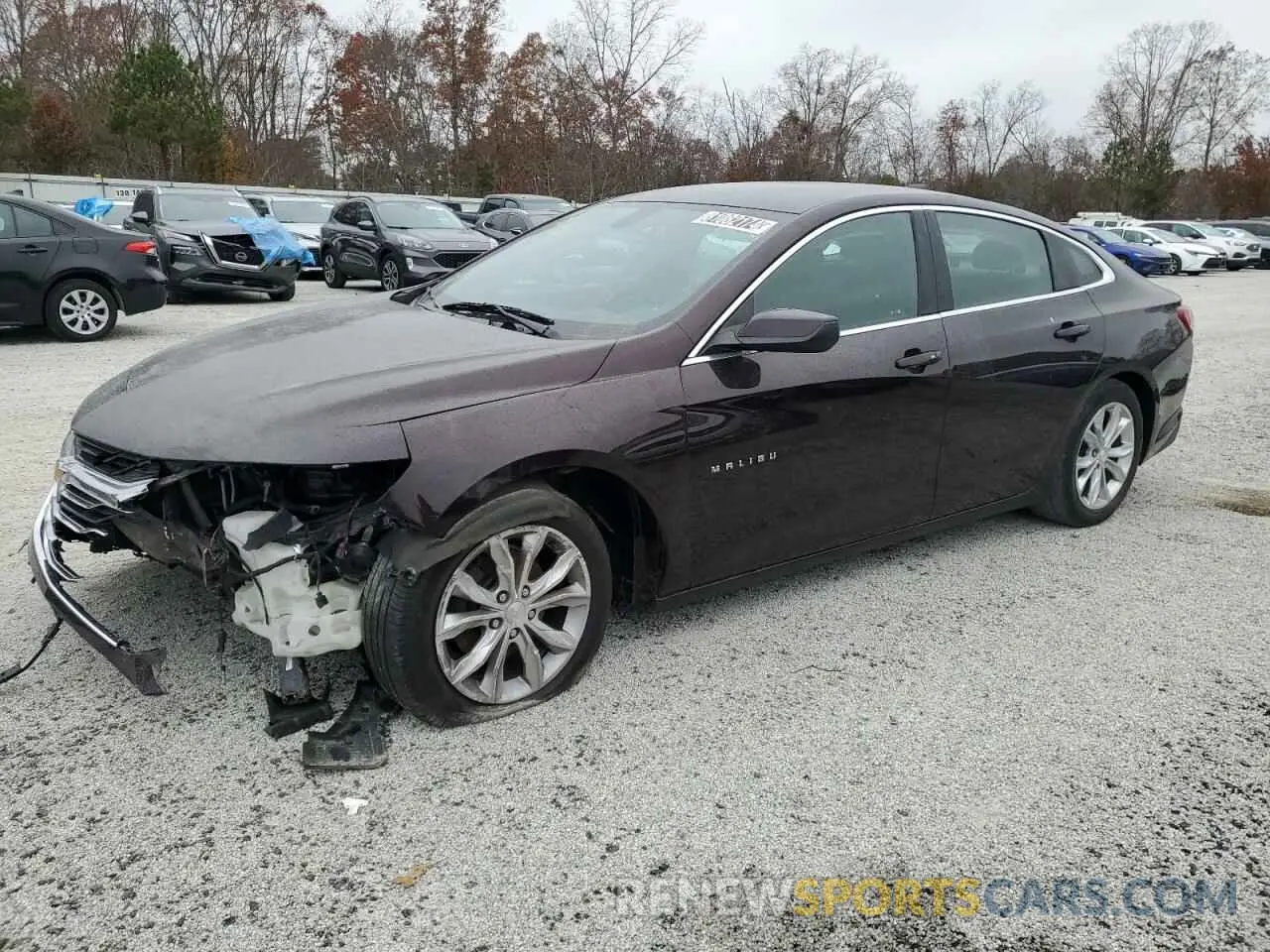 1 fotografías del automóvil dañado 1G1ZD5ST3LF091372 CHEVROLET MALIBU 2020