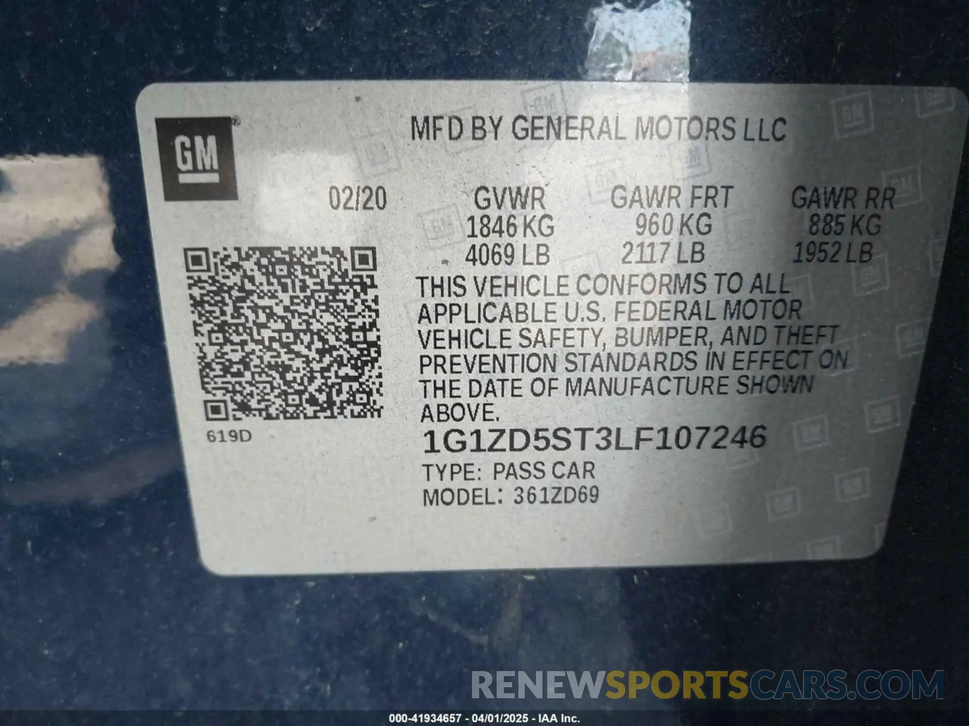 9 fotografías del automóvil dañado 1G1ZD5ST3LF107246 CHEVROLET MALIBU 2020