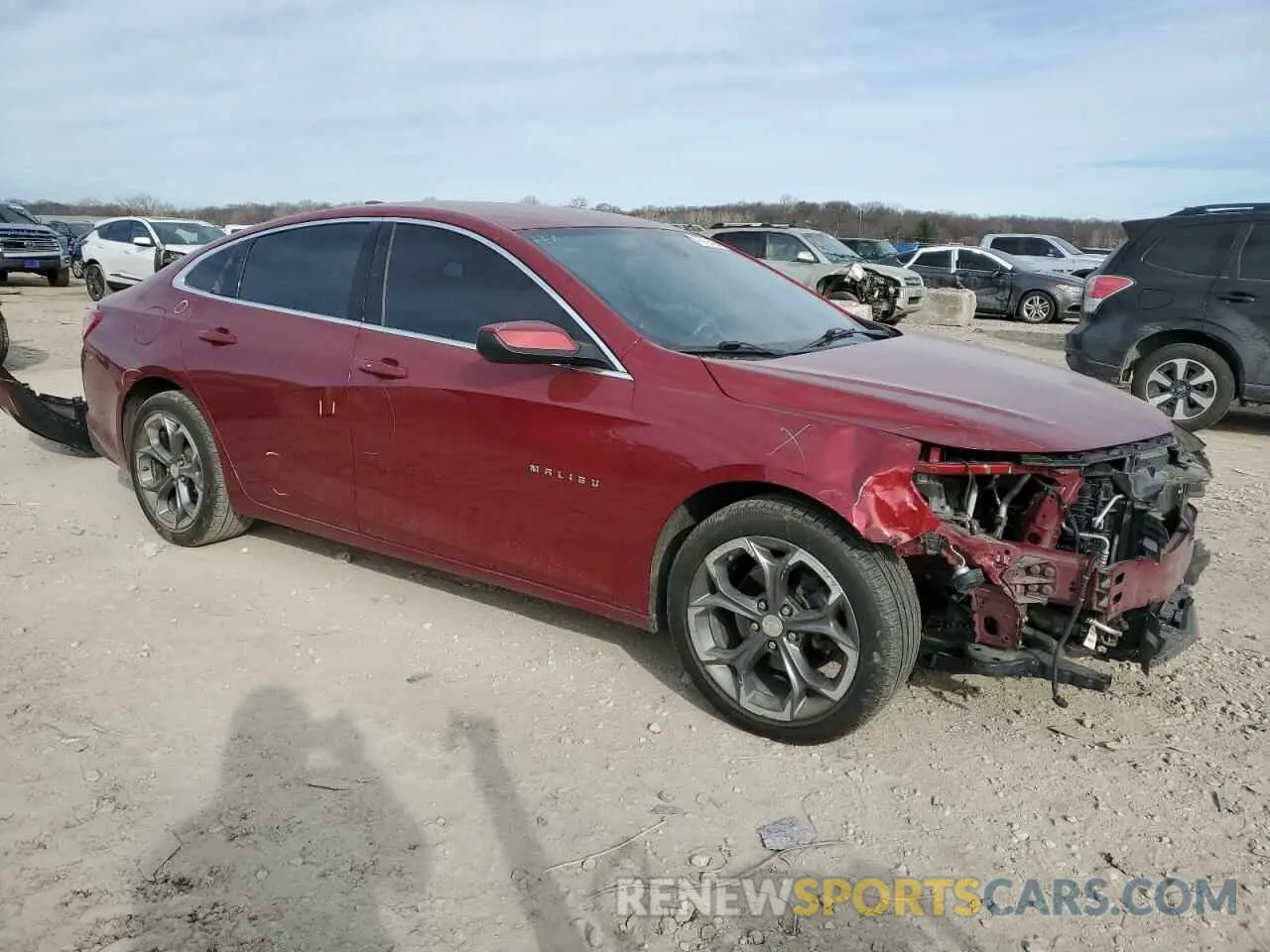 4 fotografías del automóvil dañado 1G1ZD5ST3LF116206 CHEVROLET MALIBU 2020