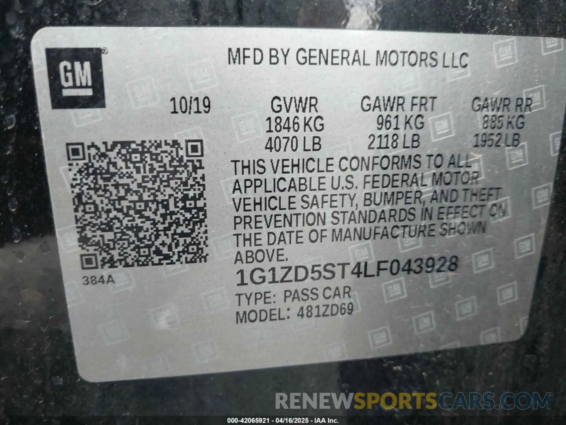 9 fotografías del automóvil dañado 1G1ZD5ST4LF043928 CHEVROLET MALIBU 2020