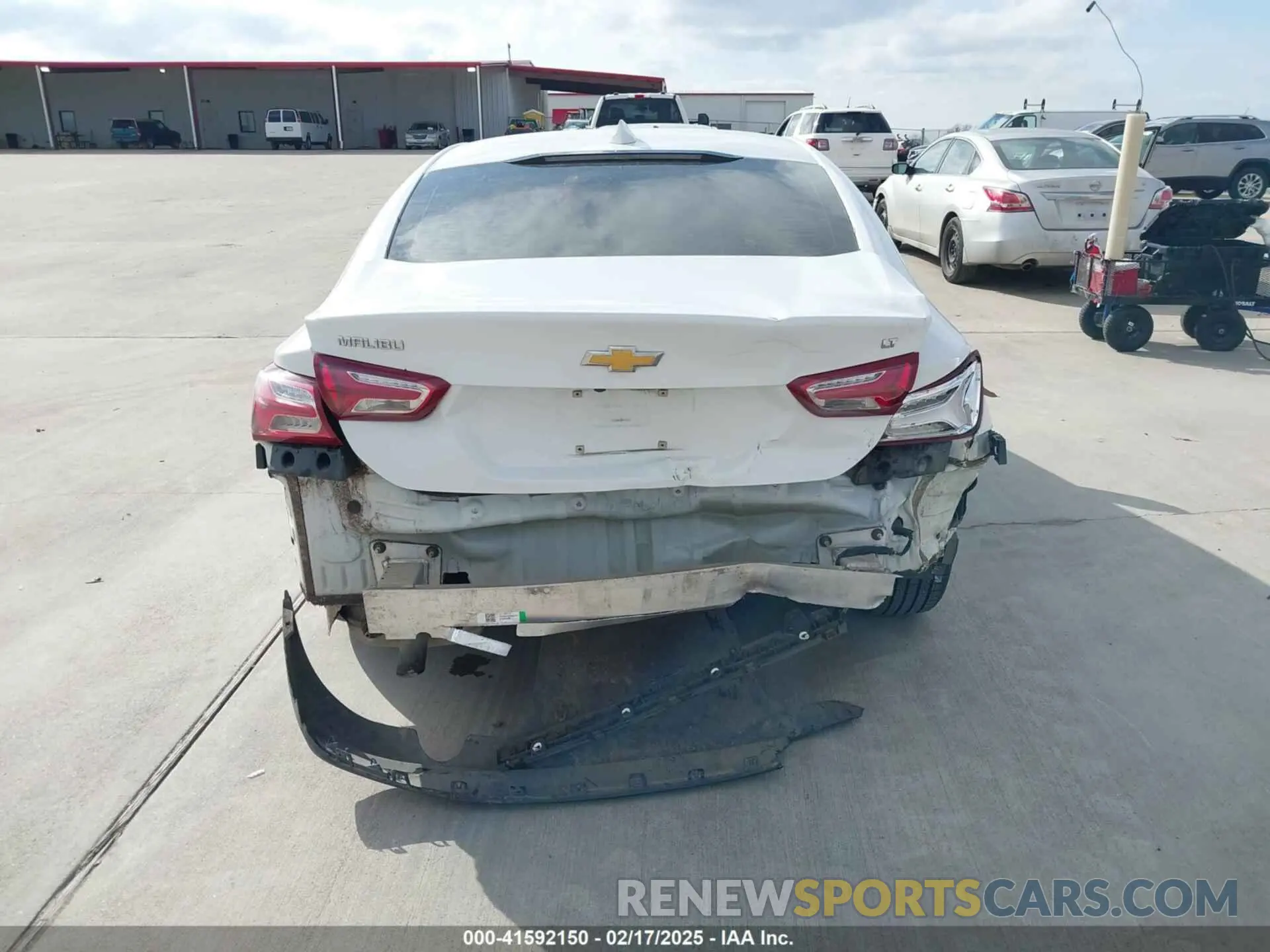 6 fotografías del automóvil dañado 1G1ZD5ST4LF044724 CHEVROLET MALIBU 2020