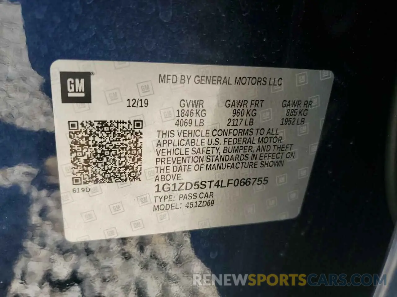 14 fotografías del automóvil dañado 1G1ZD5ST4LF066755 CHEVROLET MALIBU 2020
