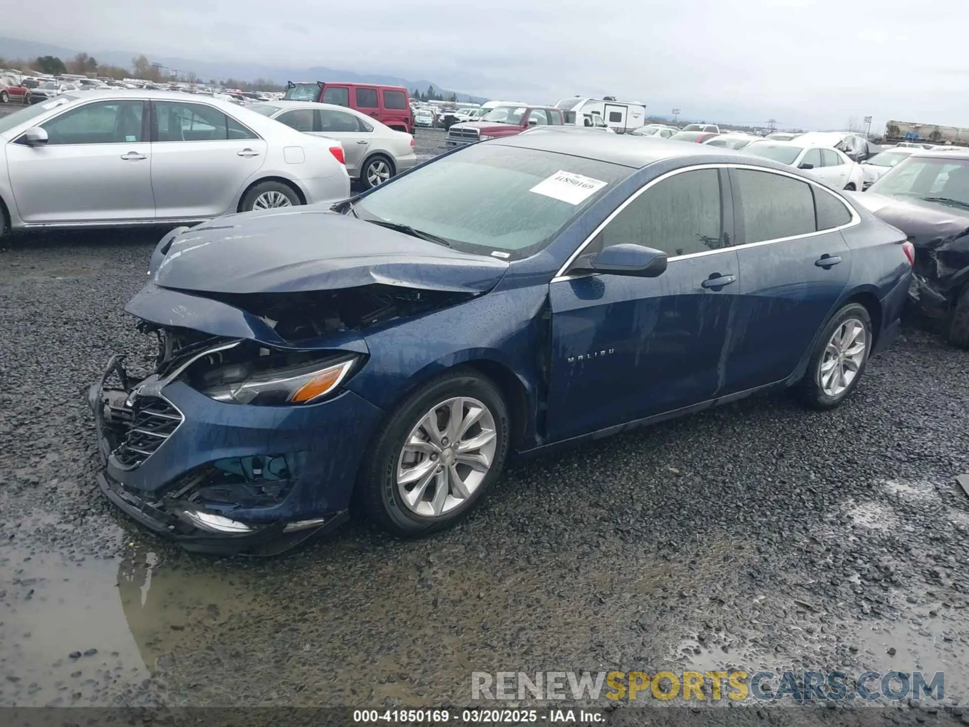 2 fotografías del automóvil dañado 1G1ZD5ST4LF079425 CHEVROLET MALIBU 2020