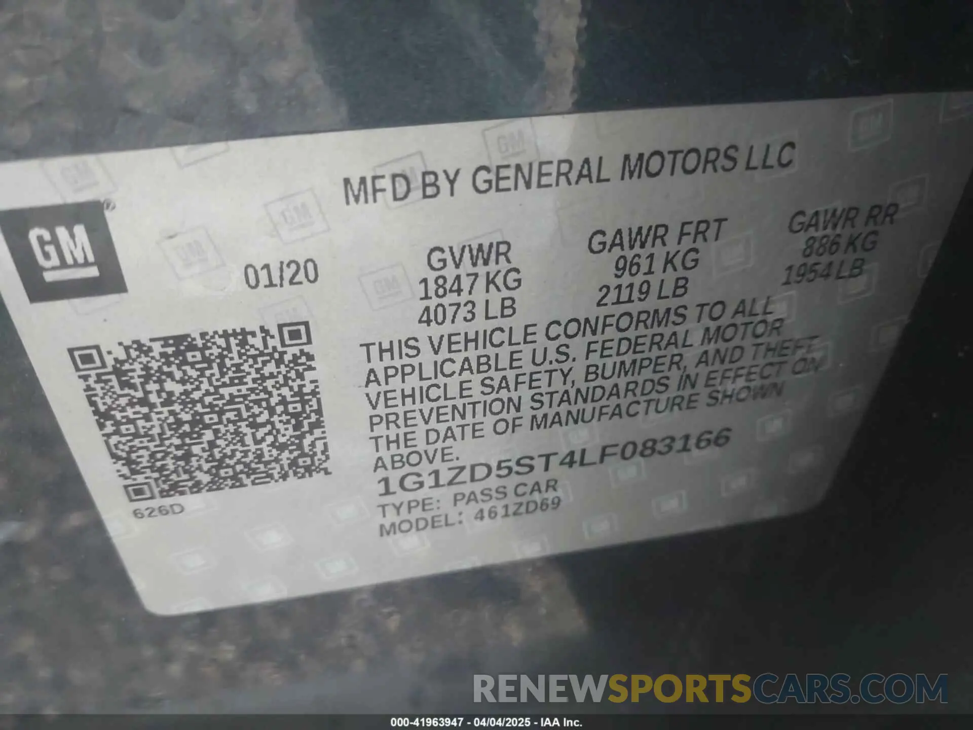9 fotografías del automóvil dañado 1G1ZD5ST4LF083166 CHEVROLET MALIBU 2020