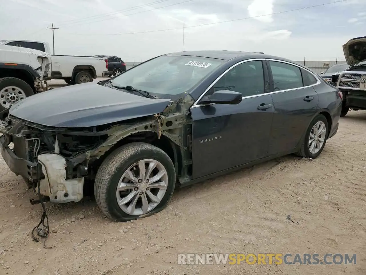1 fotografías del automóvil dañado 1G1ZD5ST4LF090828 CHEVROLET MALIBU 2020