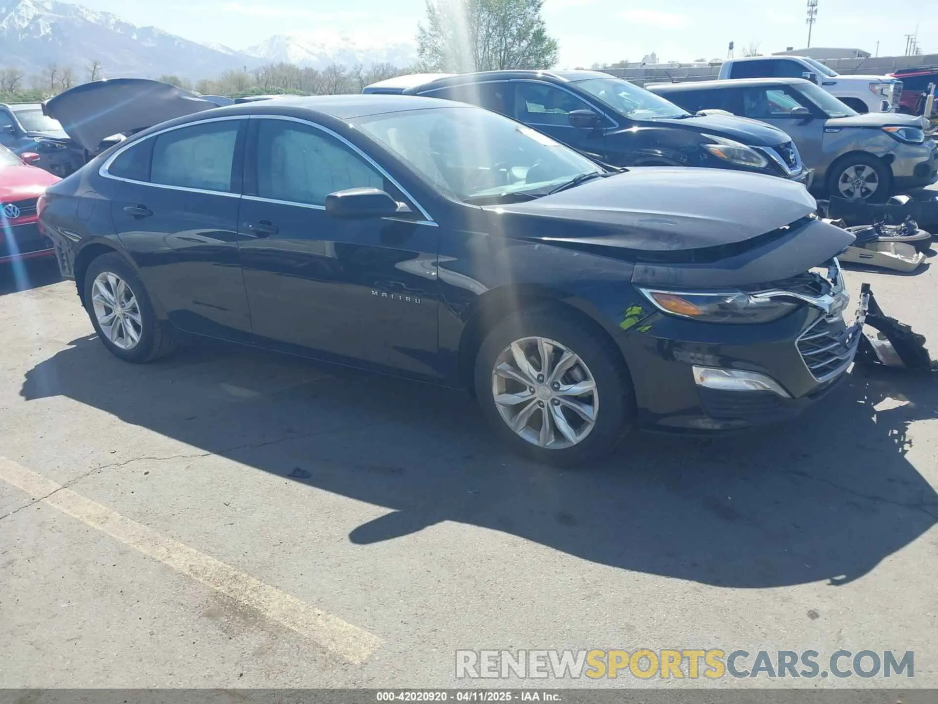 1 fotografías del automóvil dañado 1G1ZD5ST4LF113444 CHEVROLET MALIBU 2020