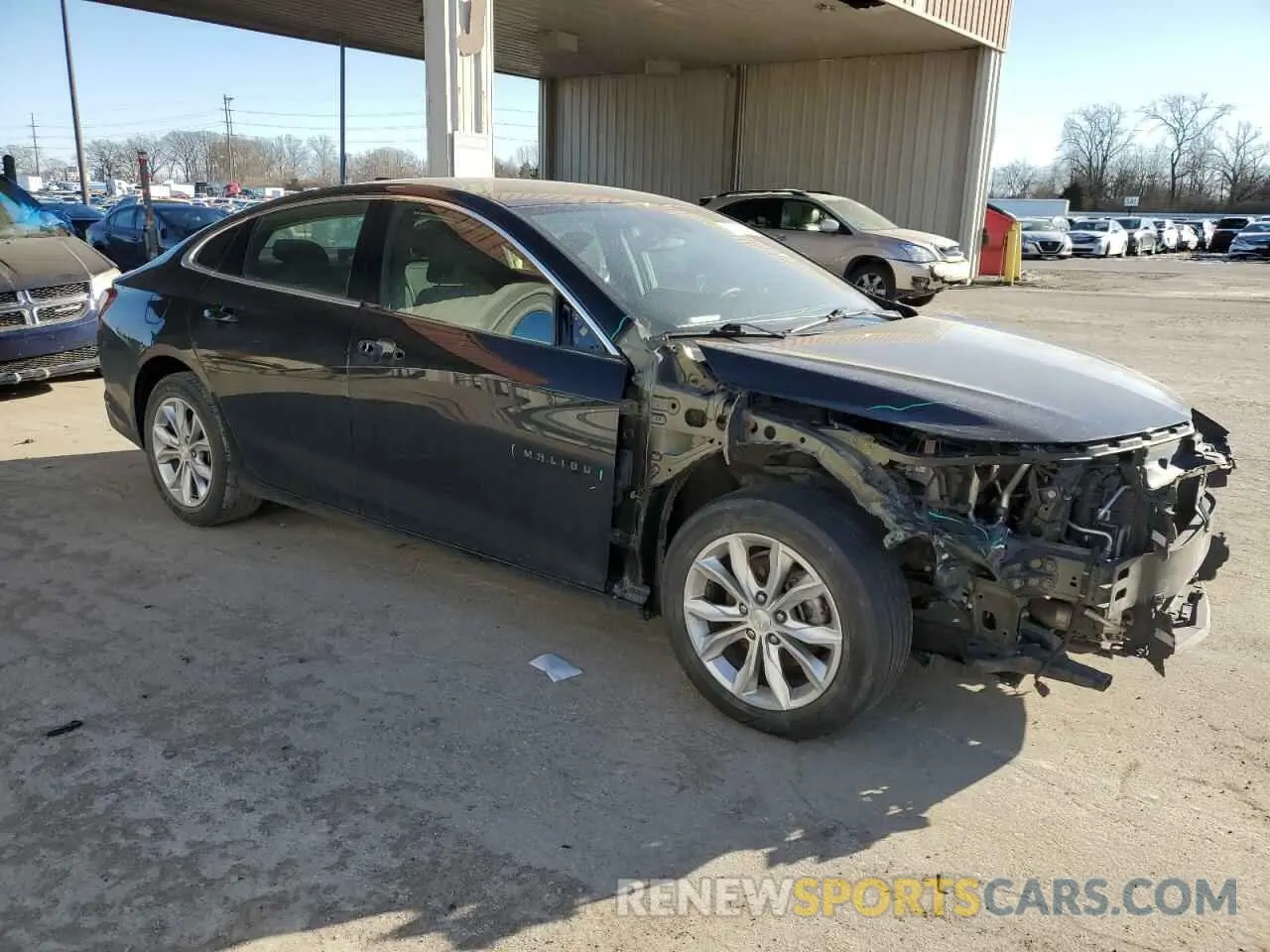4 fotografías del automóvil dañado 1G1ZD5ST4LF141065 CHEVROLET MALIBU 2020